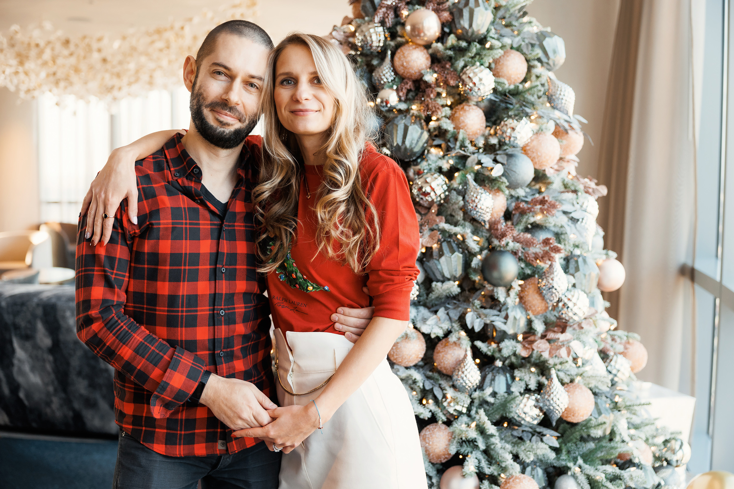 12192021 Christmas Photoshoot. Wedding family event photographer in Chicago Nick Yushevich