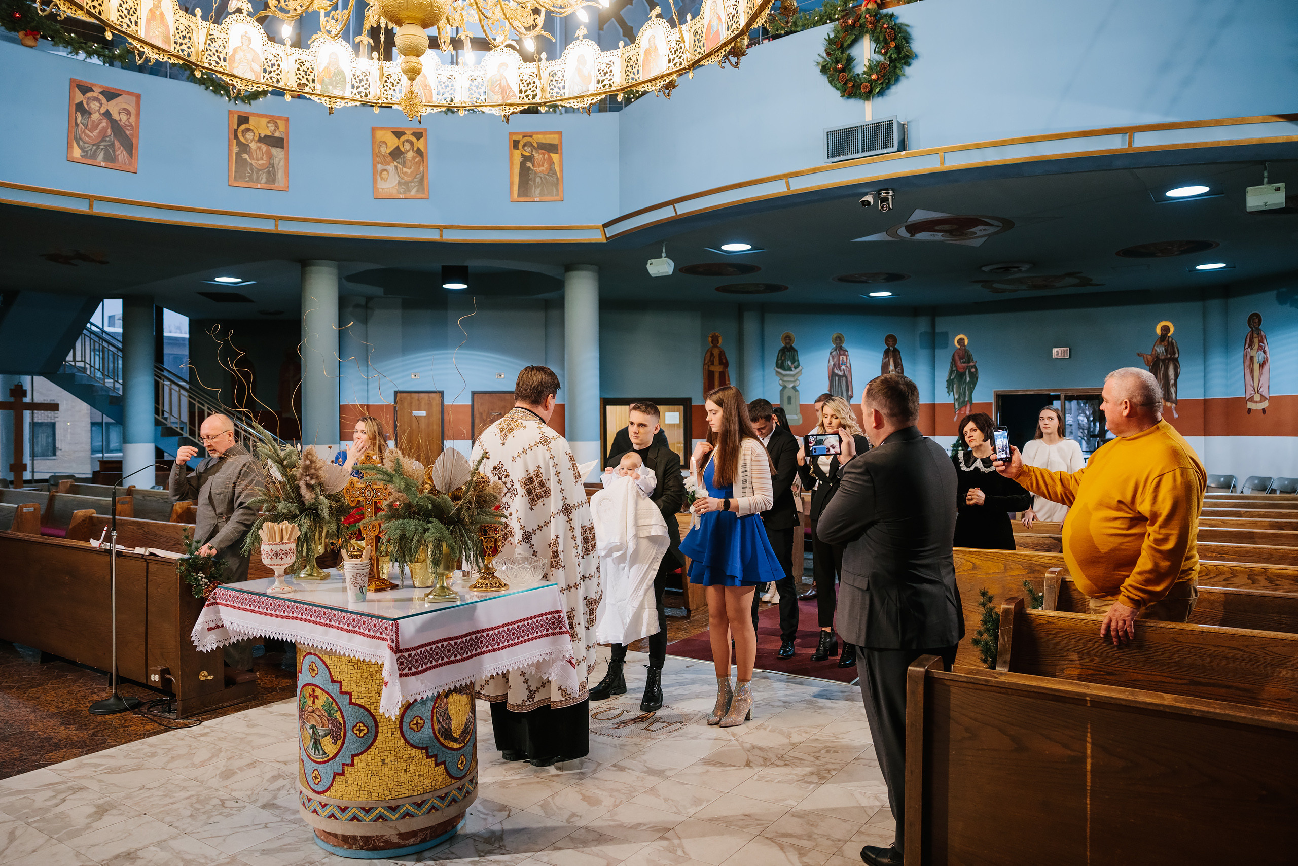 01.29.2022 Christening. Wedding family event photographer in Chicago Nick Yushevich