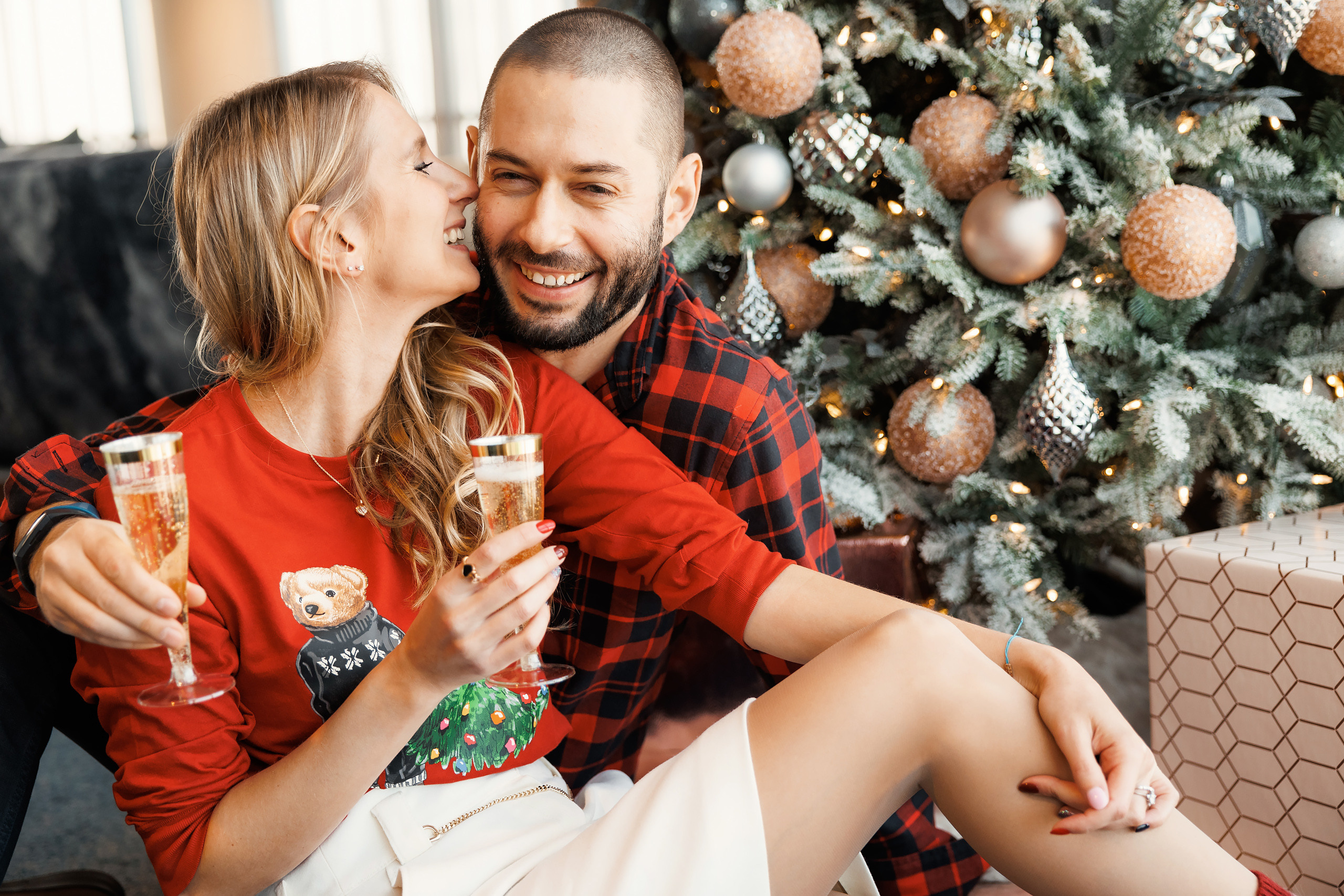 12192021 Christmas Photoshoot. Wedding family event photographer in Chicago Nick Yushevich