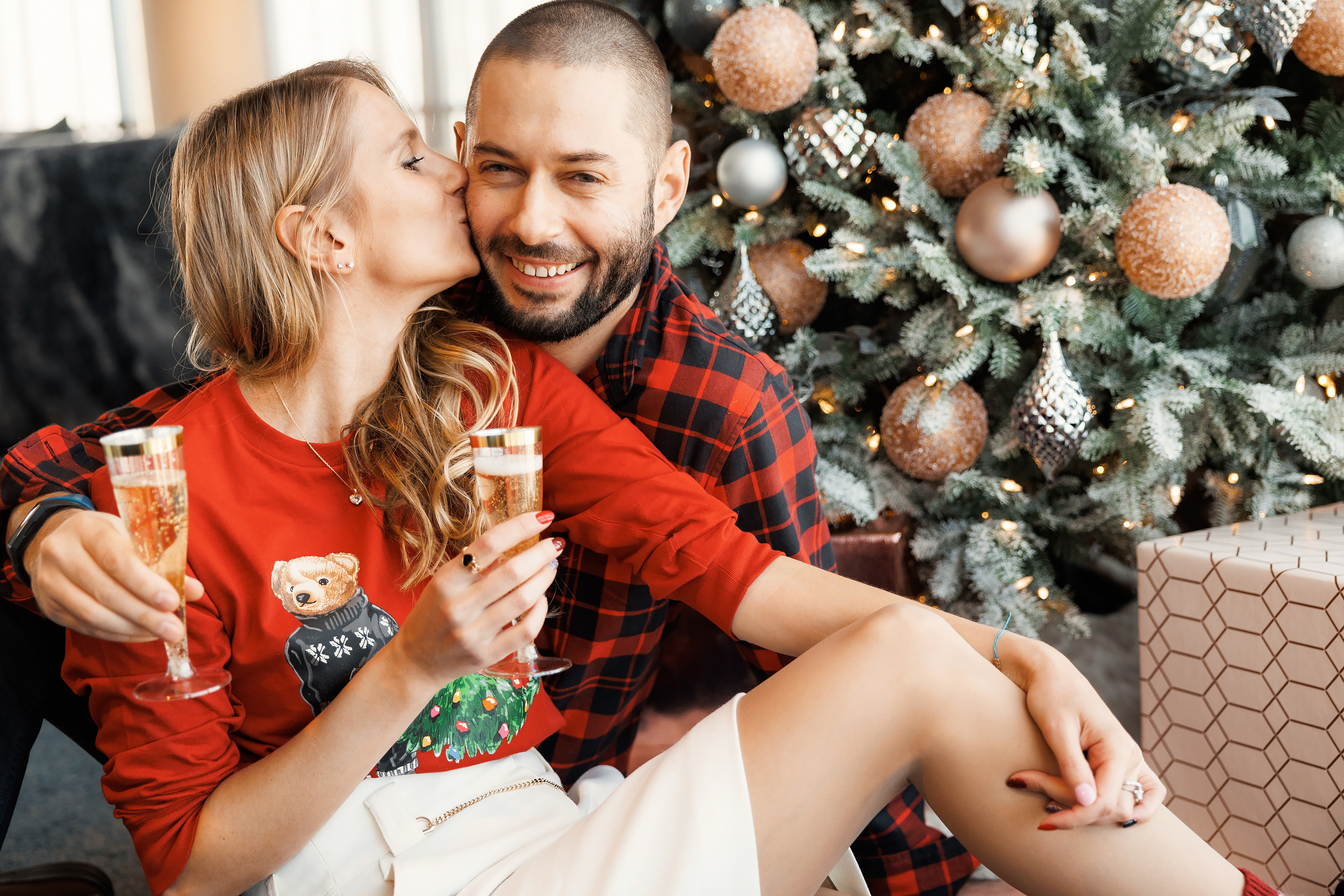 12192021 Christmas Photoshoot. Wedding family event photographer in Chicago Nick Yushevich