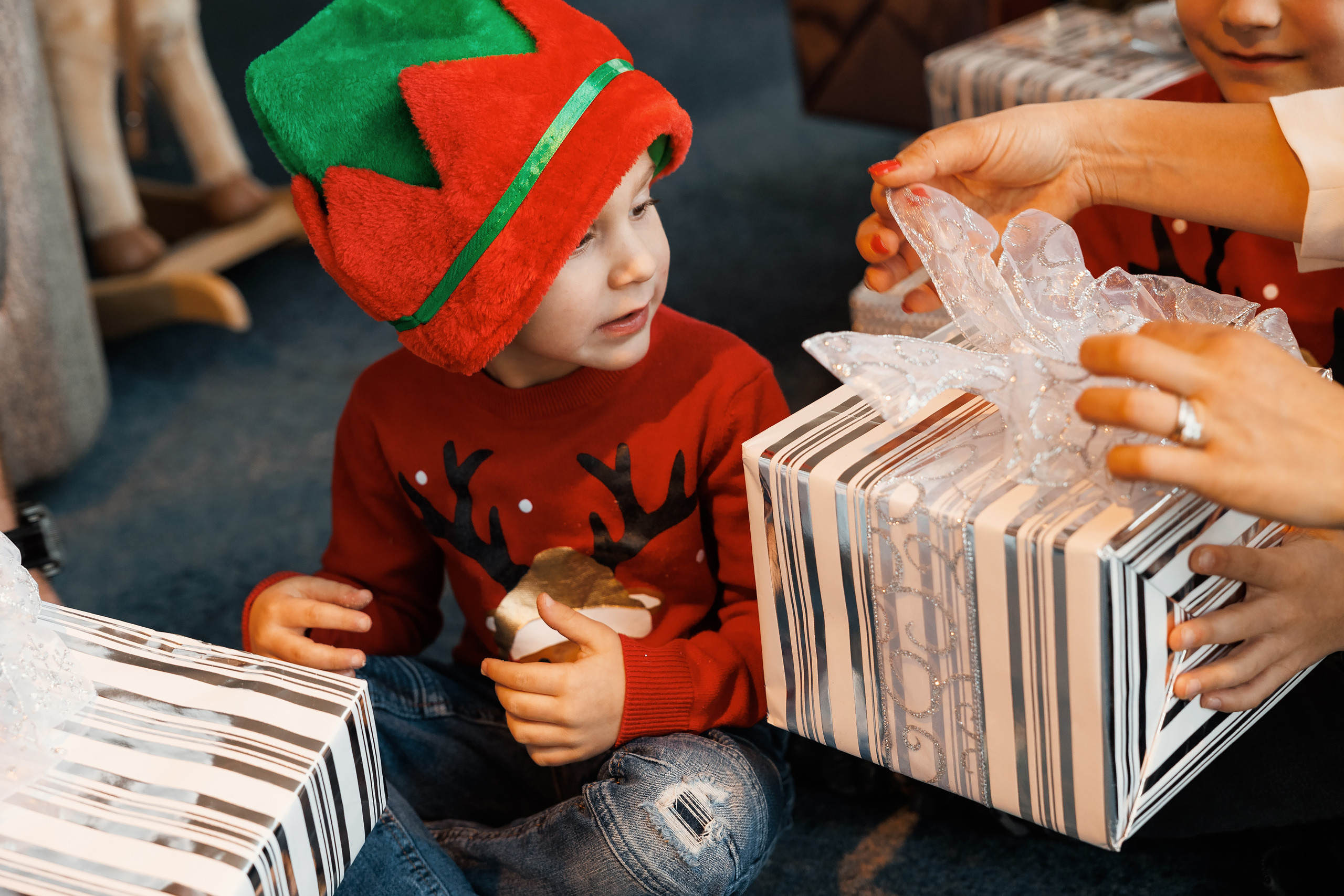 12192021 Christmas Photoshoot. Wedding family event photographer in Chicago Nick Yushevich