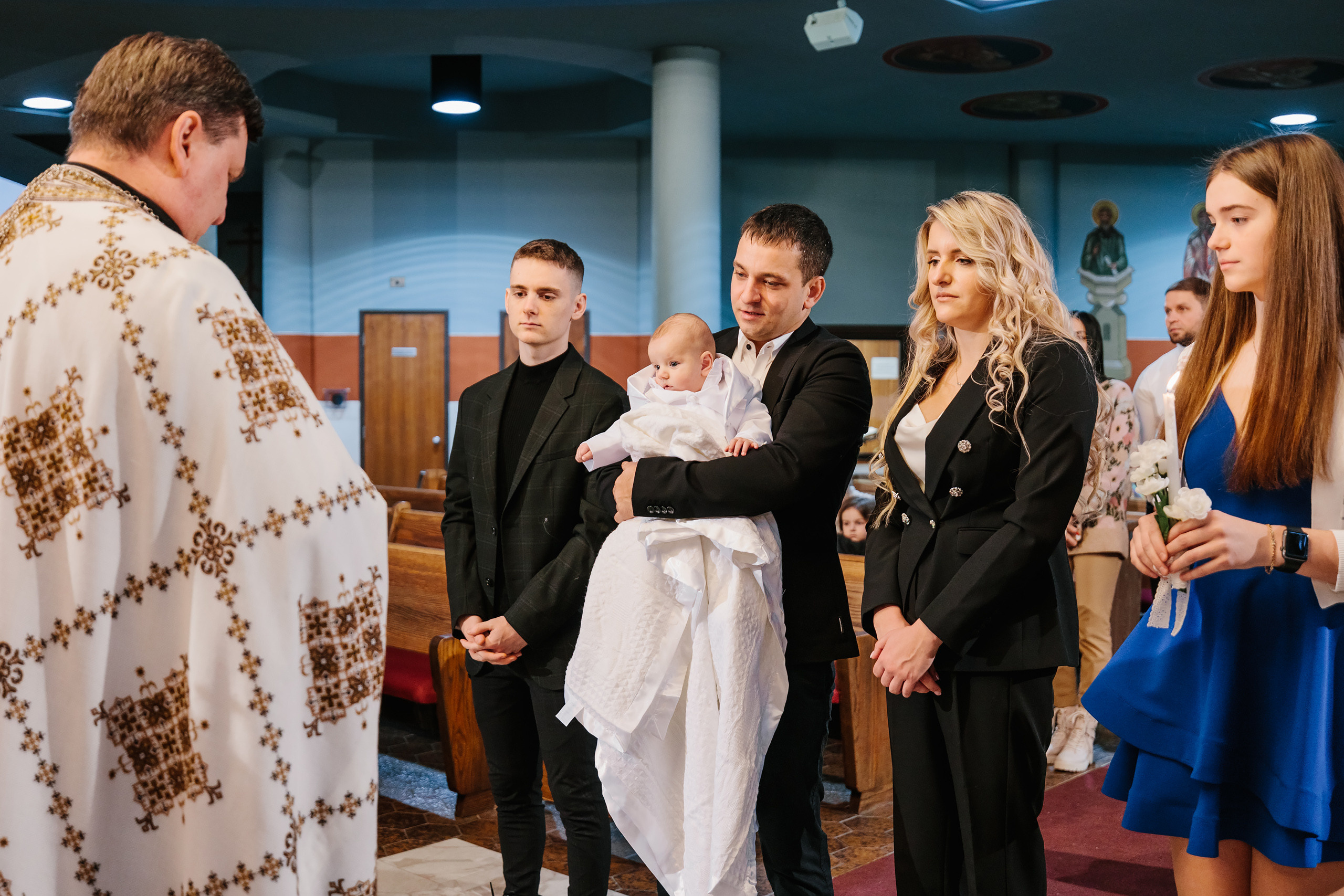 01.29.2022 Christening. Wedding family event photographer in Chicago Nick Yushevich