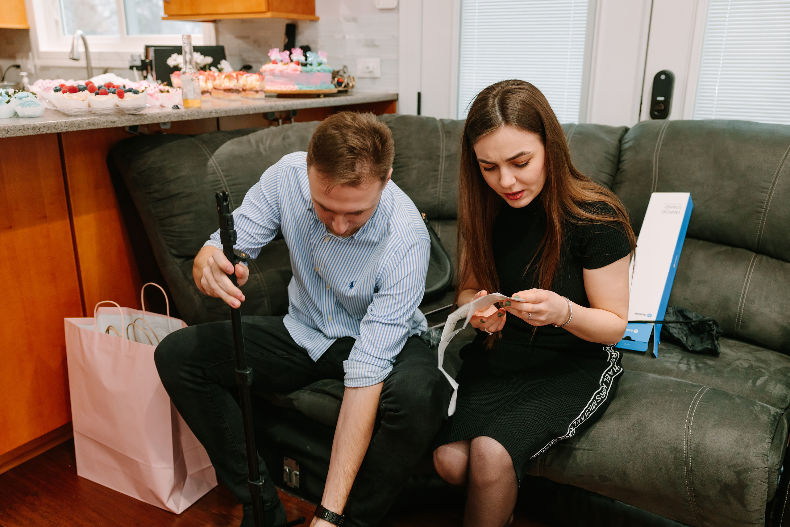 02122022 Gender reveal party. Wedding family event photographer in Chicago Nick Yushevich