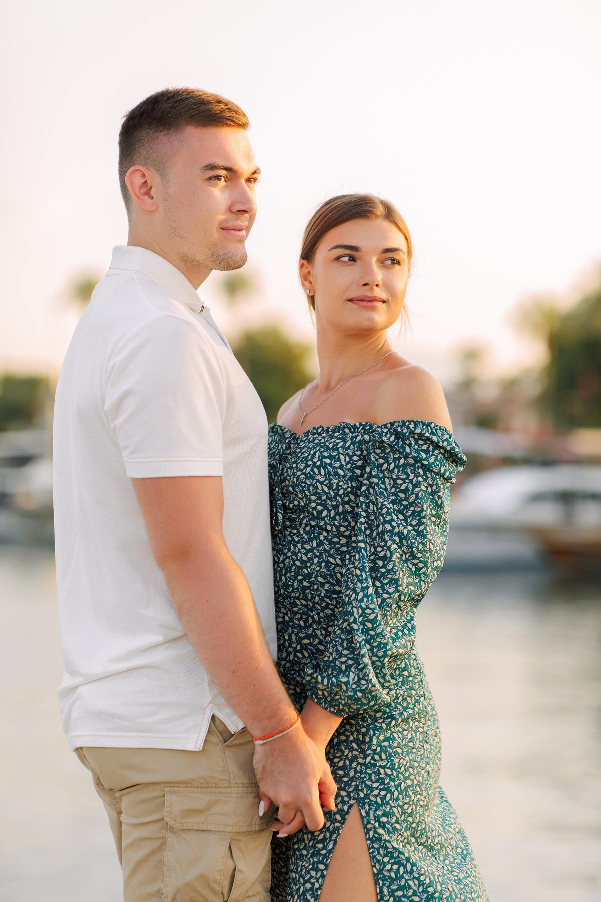 Secret Marriage Proposal Photography in Side | Turkey. Professional Photographer in Alanya, Side, Belek, Antalya. Turkiye