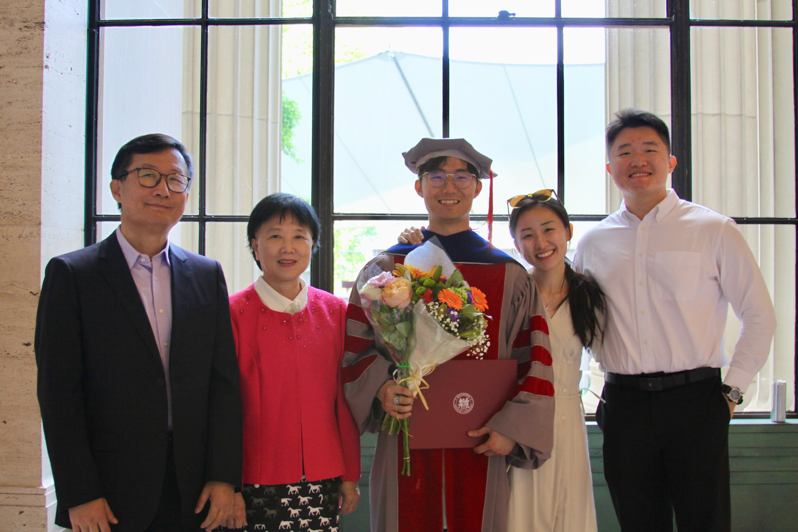 PhD graduation with Elton. Kelly Sang, graduation and portrait photographer in Boston