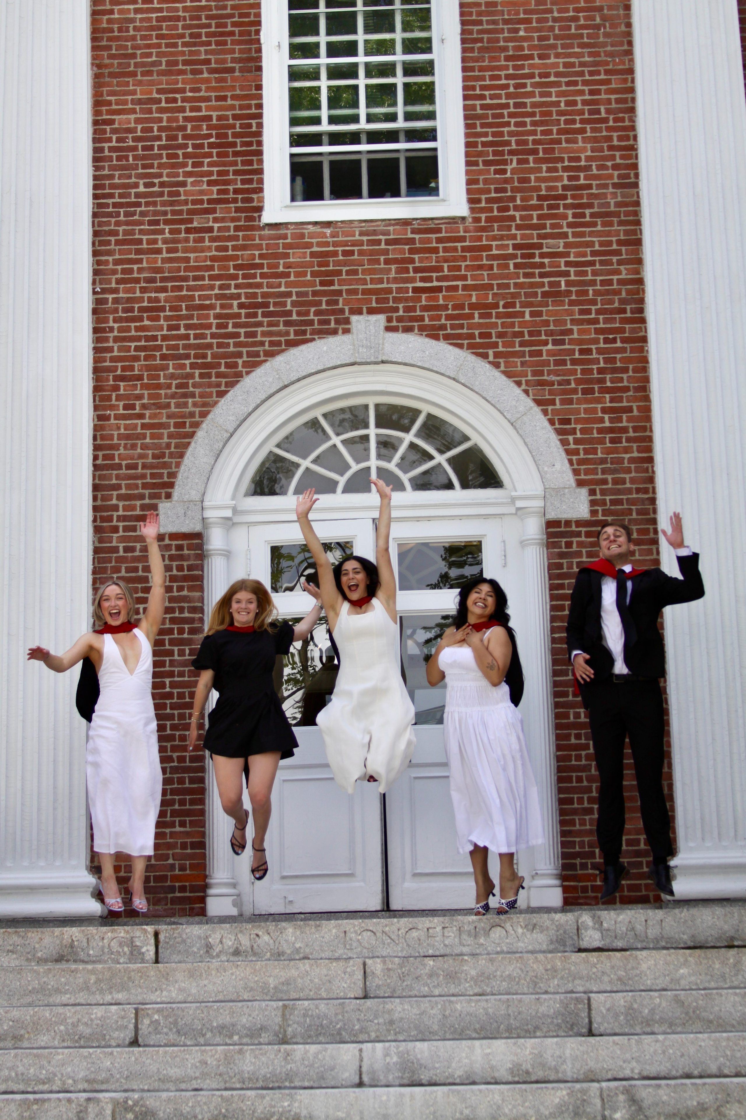 Masters graduation with Talia (group shoot). Kelly Sang, graduation and portrait photographer in Boston