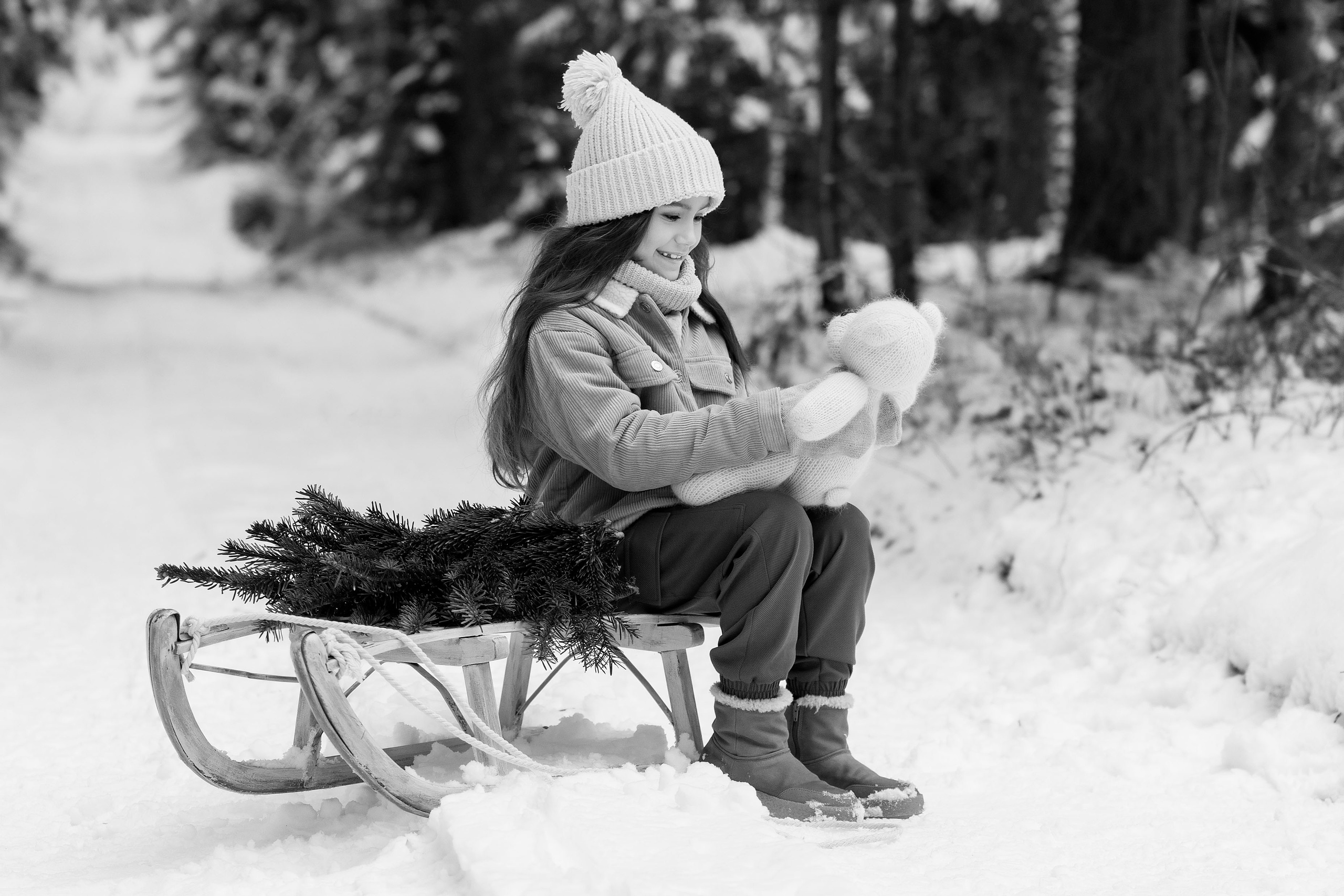 София, Микаэль. Зимняя сказка 2. Анна Григьян — фотограф ретушёр в Даугавпилсе (Латвия)