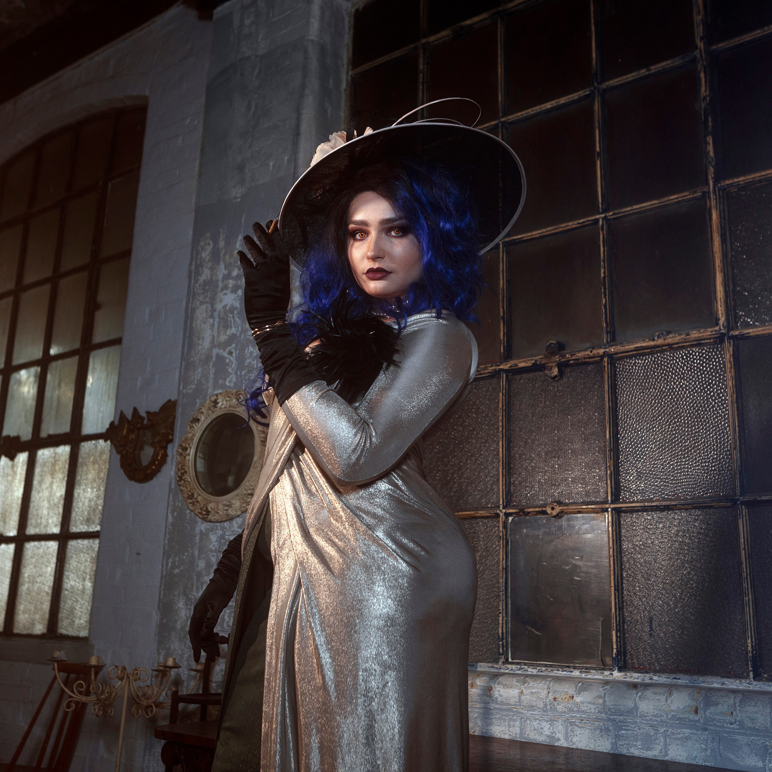 alt="conceptual portrait by Lucid Veil"