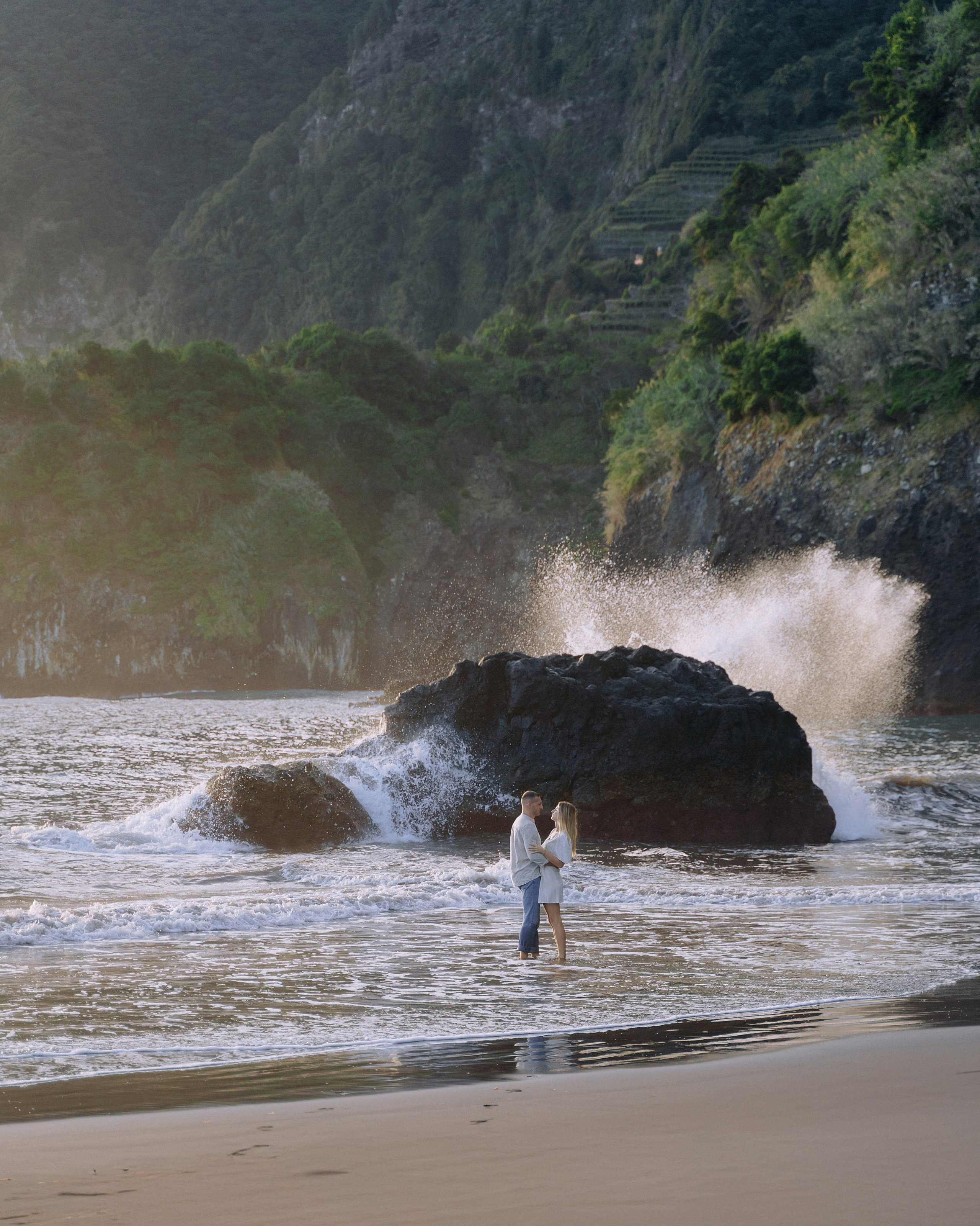 Couple Photoshoot at Seixal Beach — Irina & Vlad | Photographer in Madeira. Your photographer in Madeira