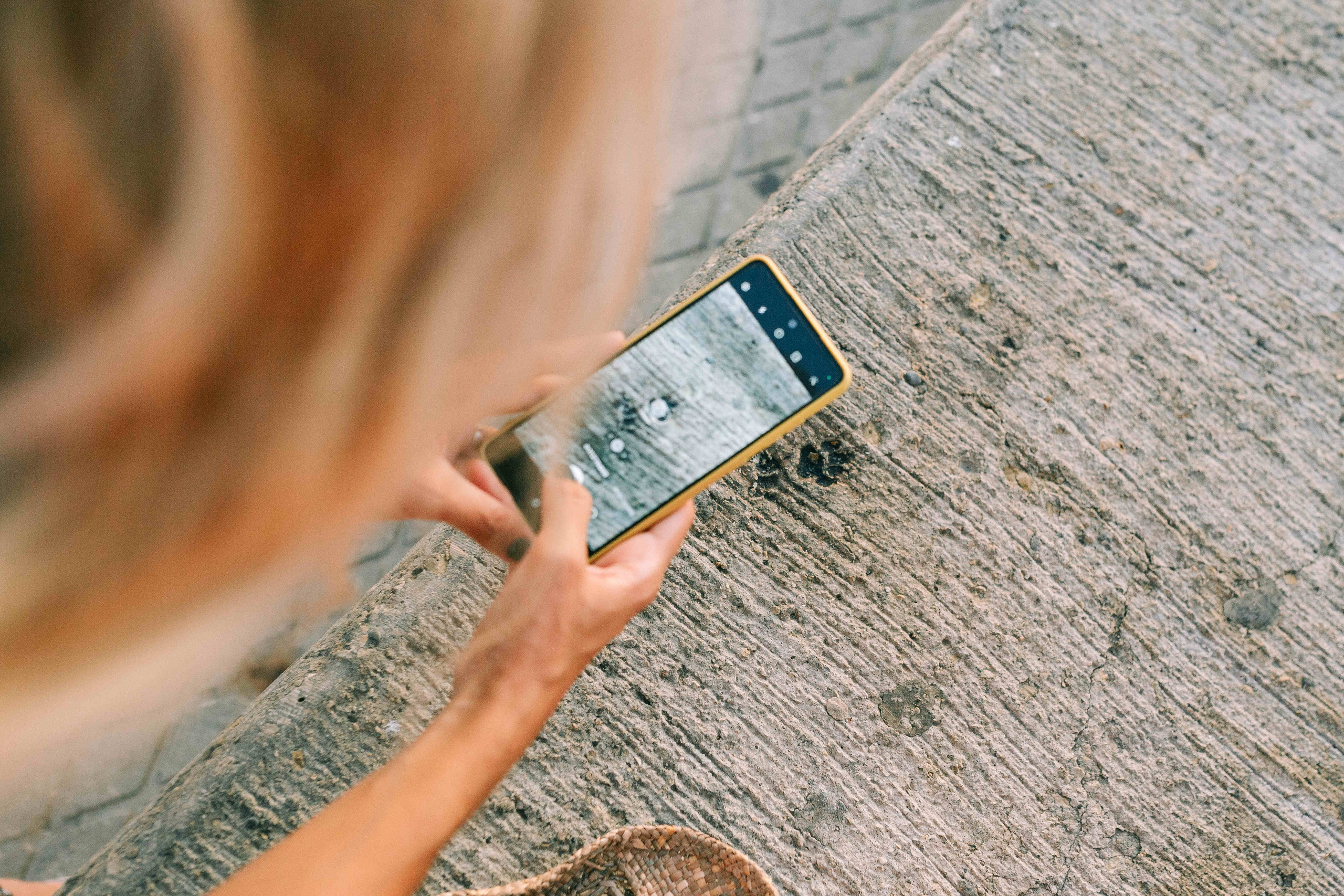 SUNSET IN JAFFO PORT. PHOTOGRAPHER IN ISRAEL