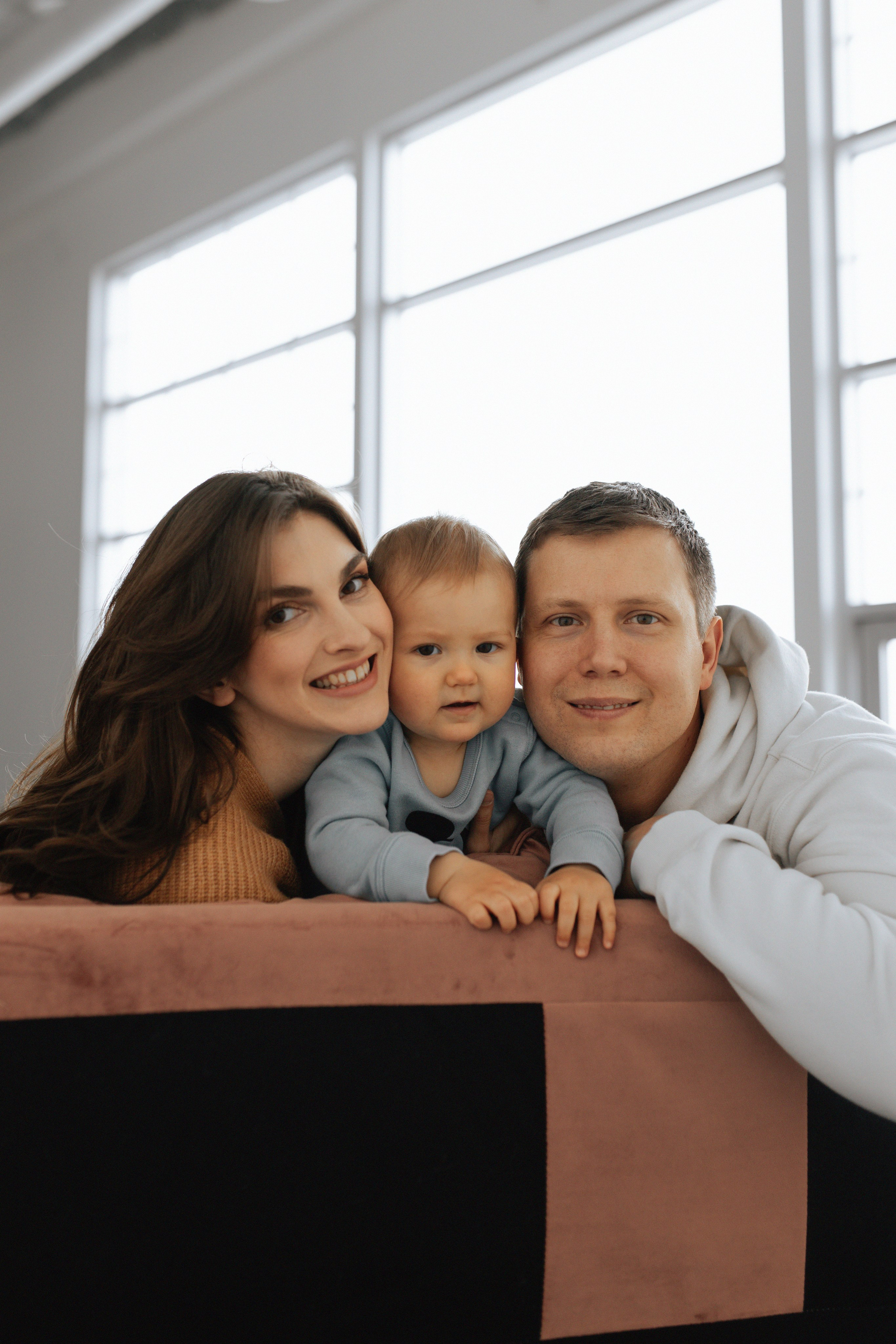 Aleksandr’s first birthday. Home