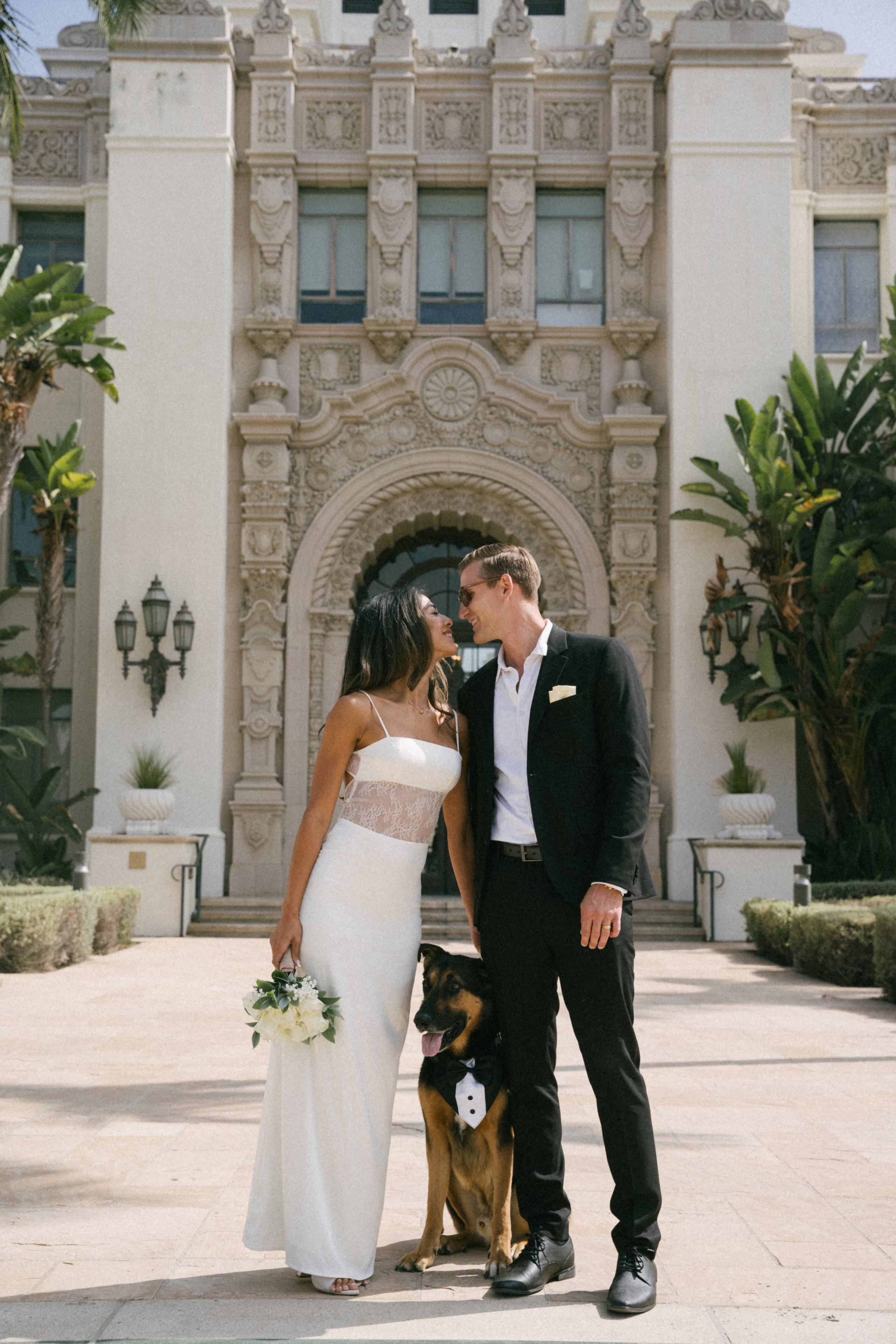 Jamie & Gareth. Beverly Hill Courthouse Wedding. Santa Monica based photographer Kristina Vasilenko