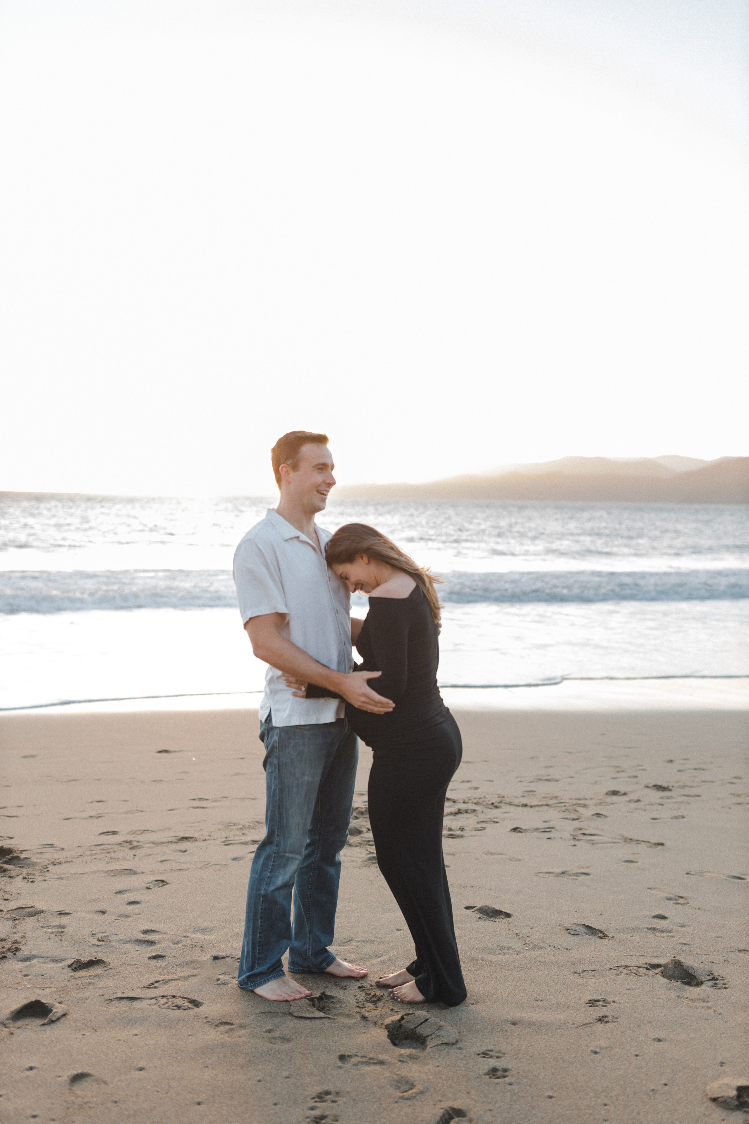 New Beginnings at Baker Beach. Maternity, newborn photographer in the Bay Area|Iryna Rakivnenko