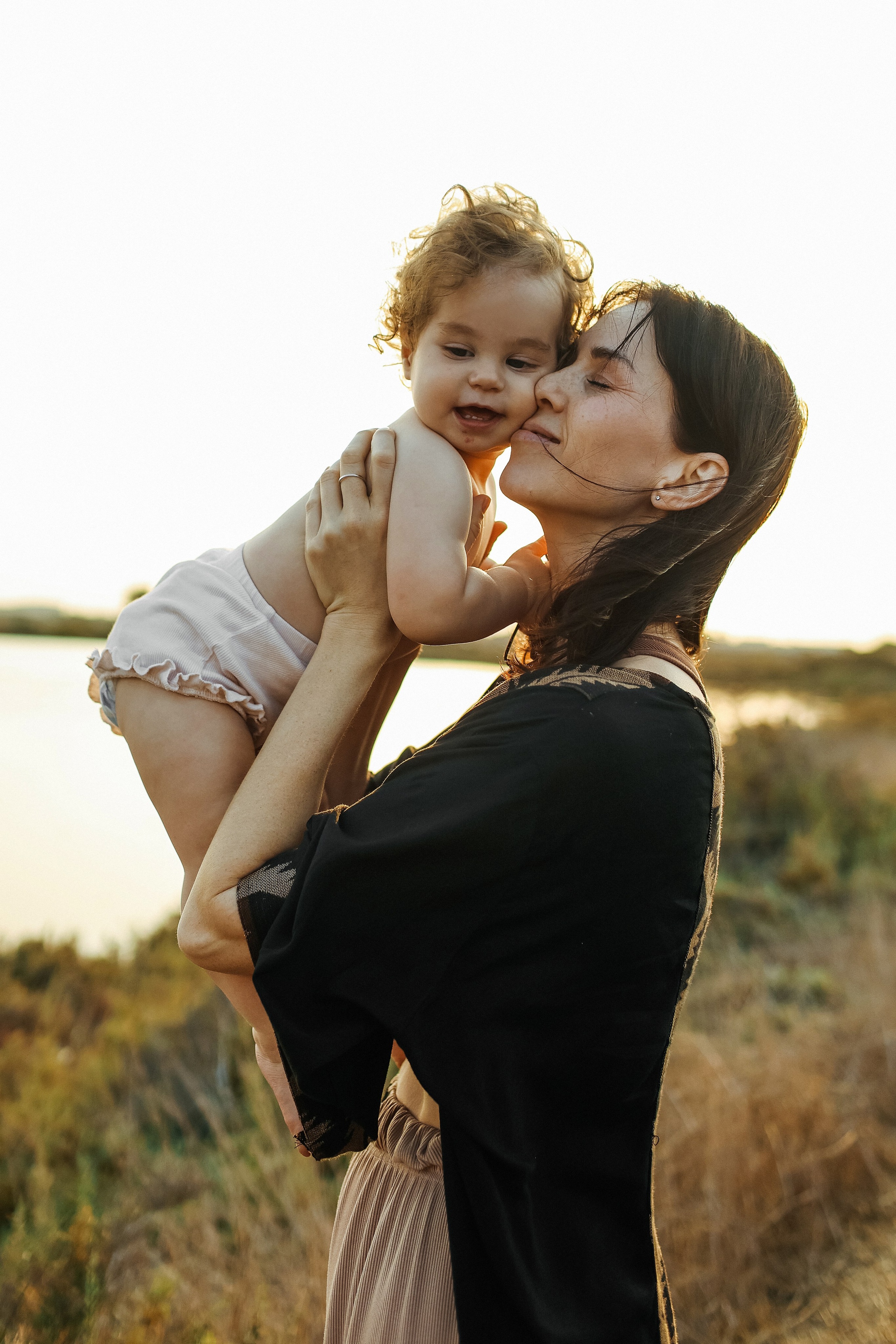 Little curls in Atlit. Family photographer in Israel