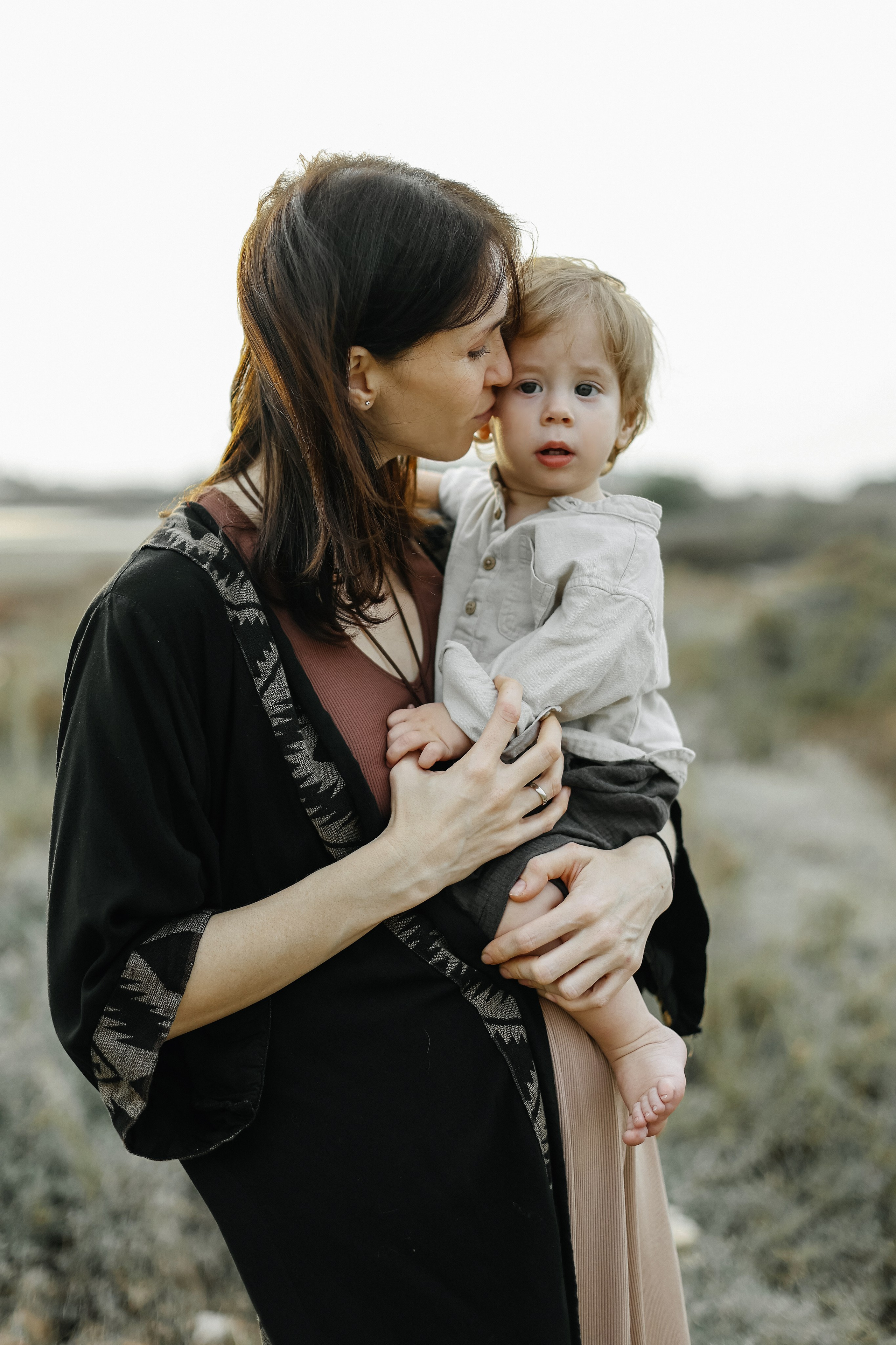 Little curls in Atlit. Family photographer in Israel