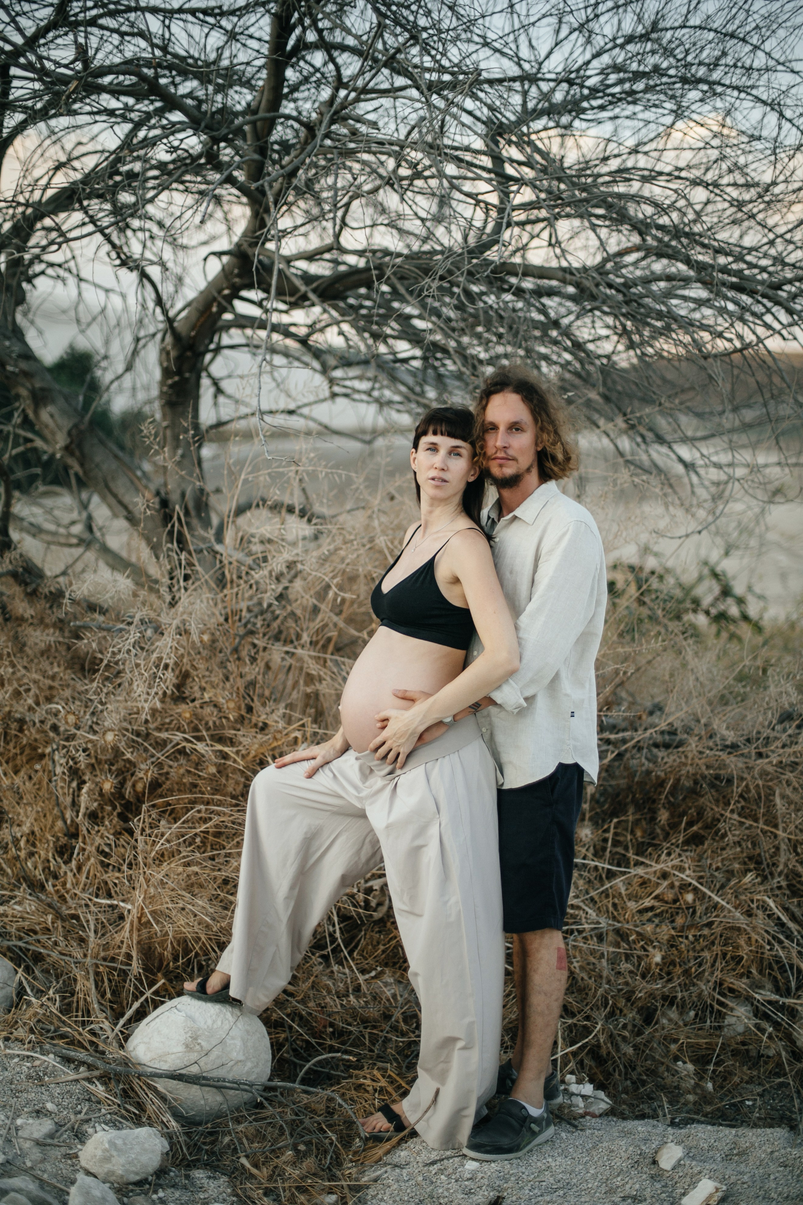 Kiryat Tivon field. Family photographer in Israel