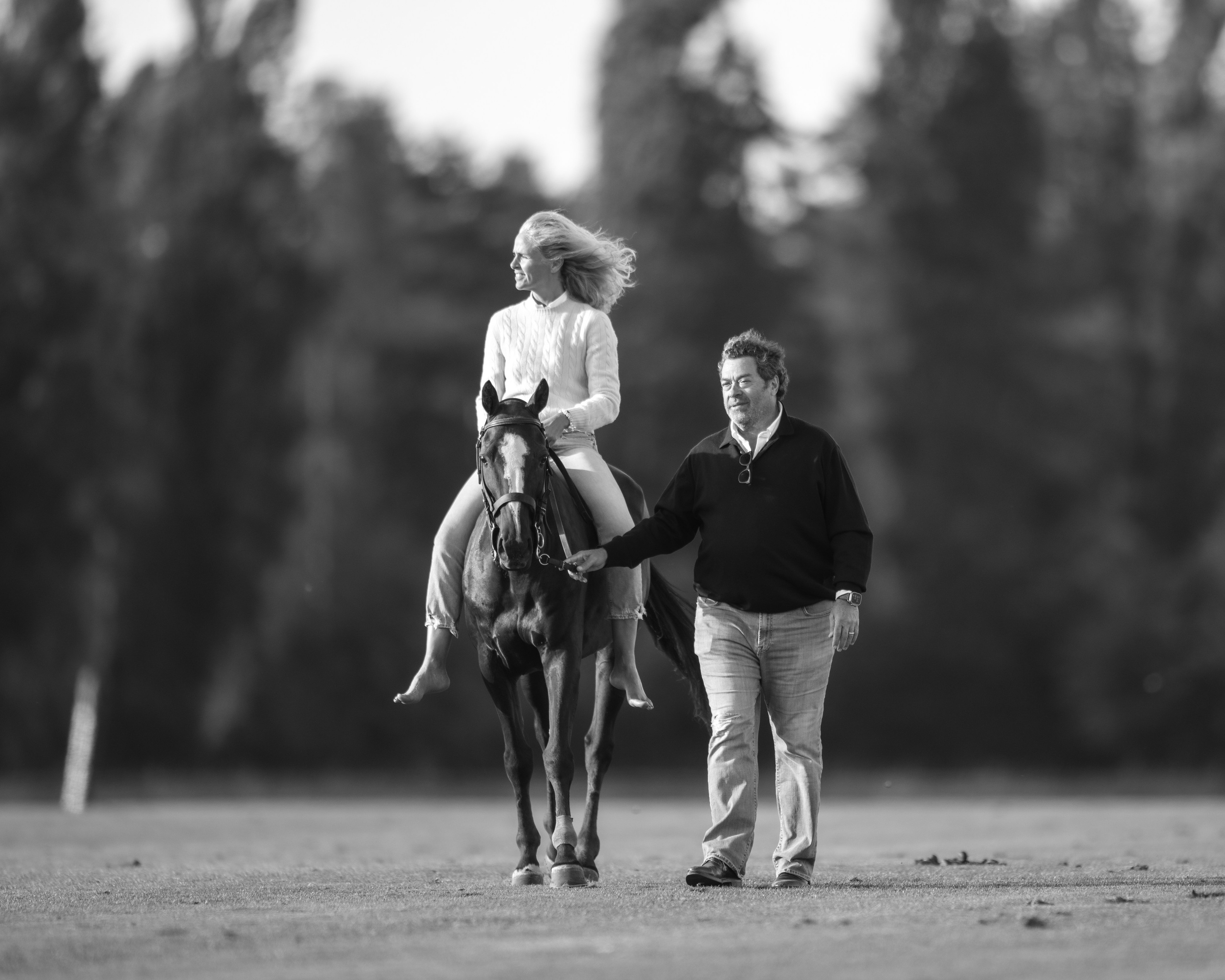 Photo shoot with horses