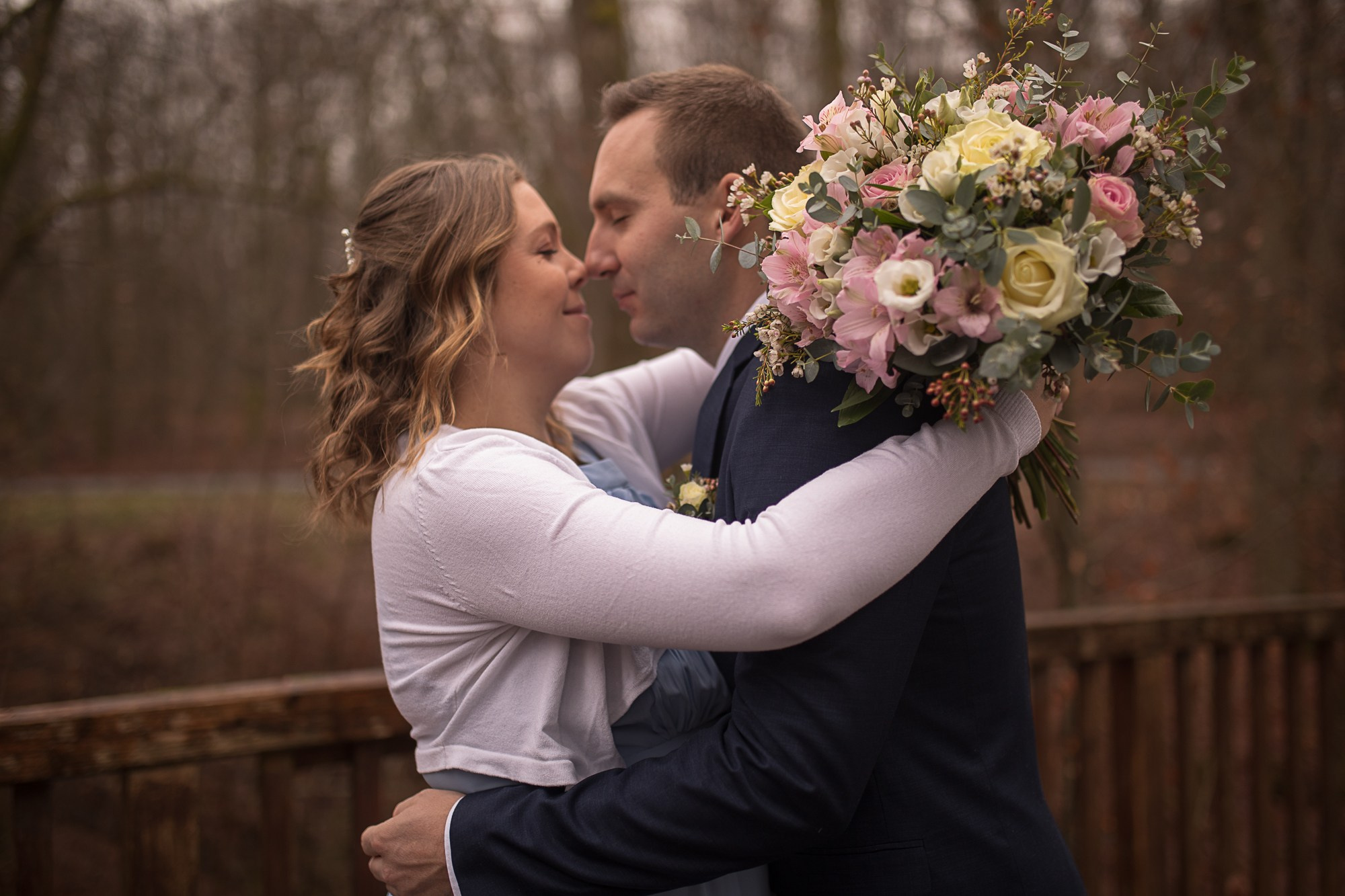 Hochzeit im Winter / Angela & Florian. Fotograf für Hochzeits- und Familienfotos in Buchen (Odenwald) Mosbach