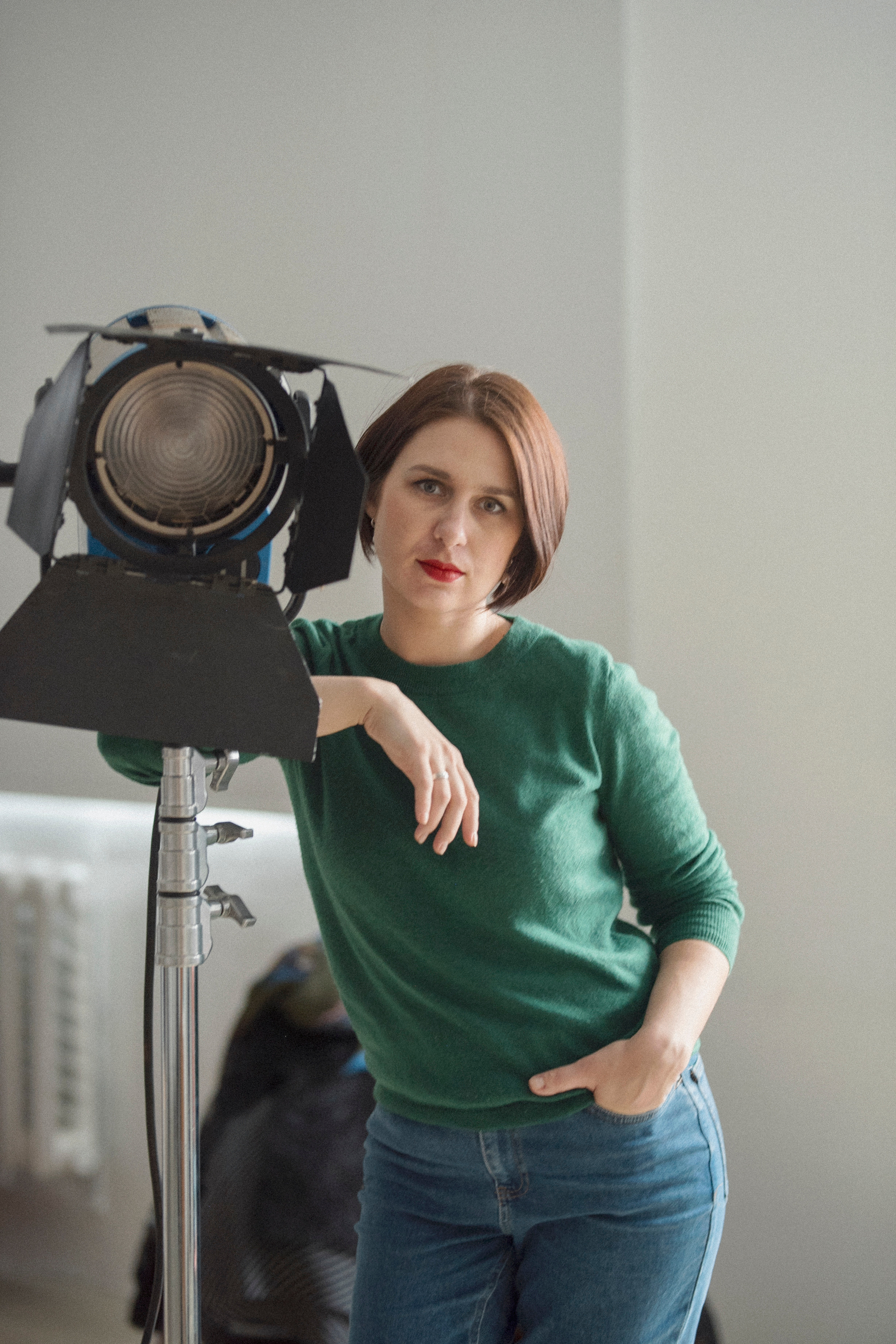 Portraits in studio. Anastasiia Antoniuk portrait, family and couple photographer, Portugal