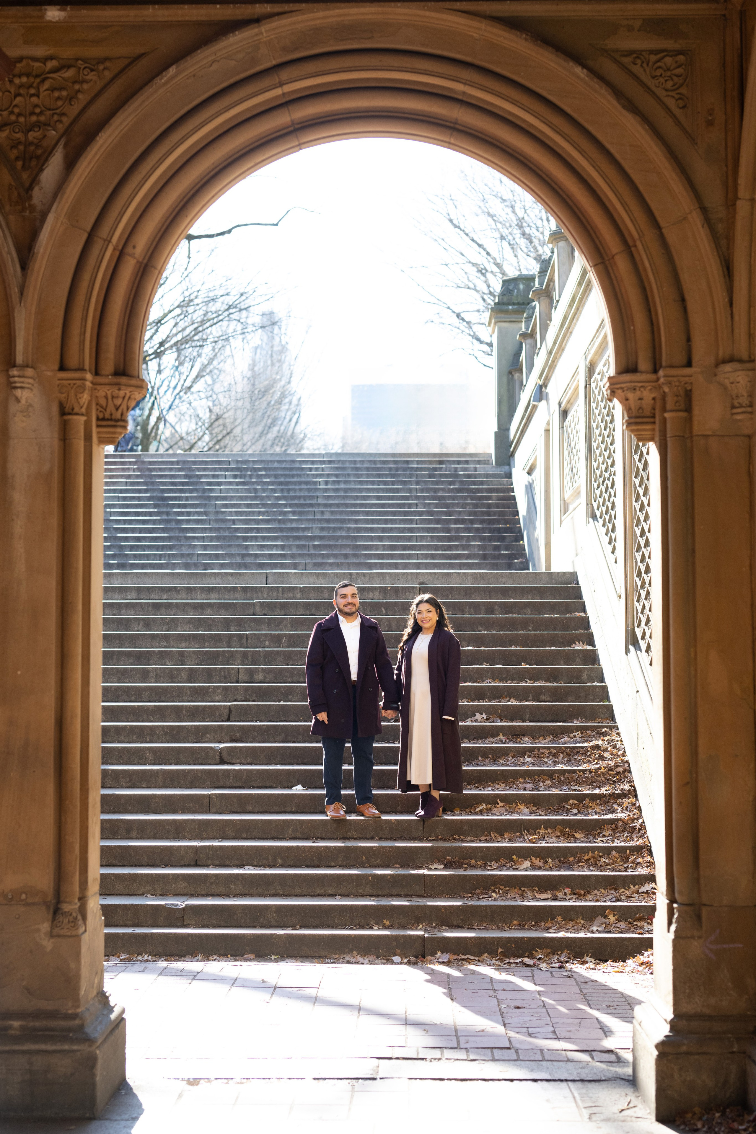 Marina and Mina | Central Park Engagement Session