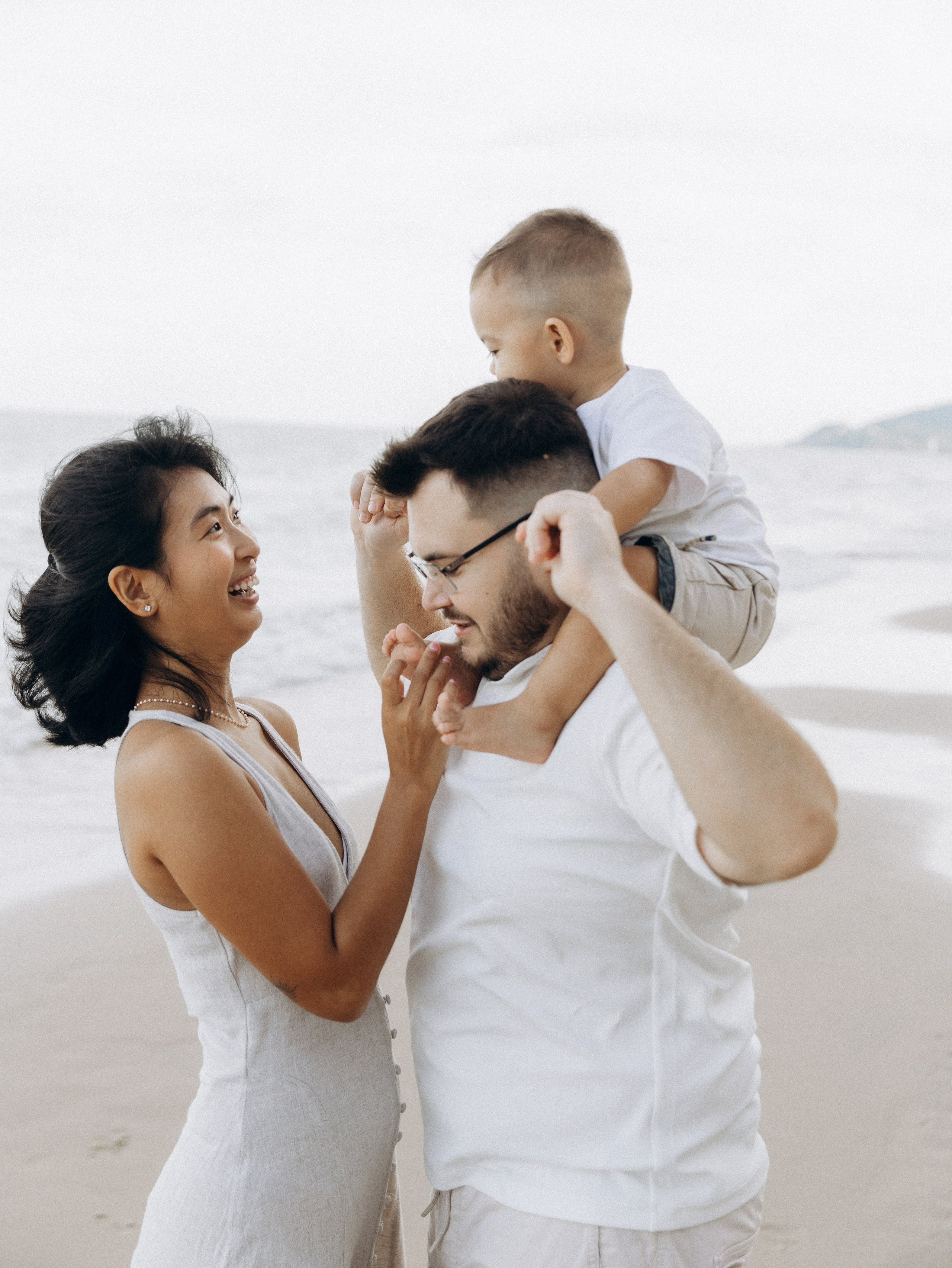 At the beach. Family and wedding photographer in Bangkok, Thailand