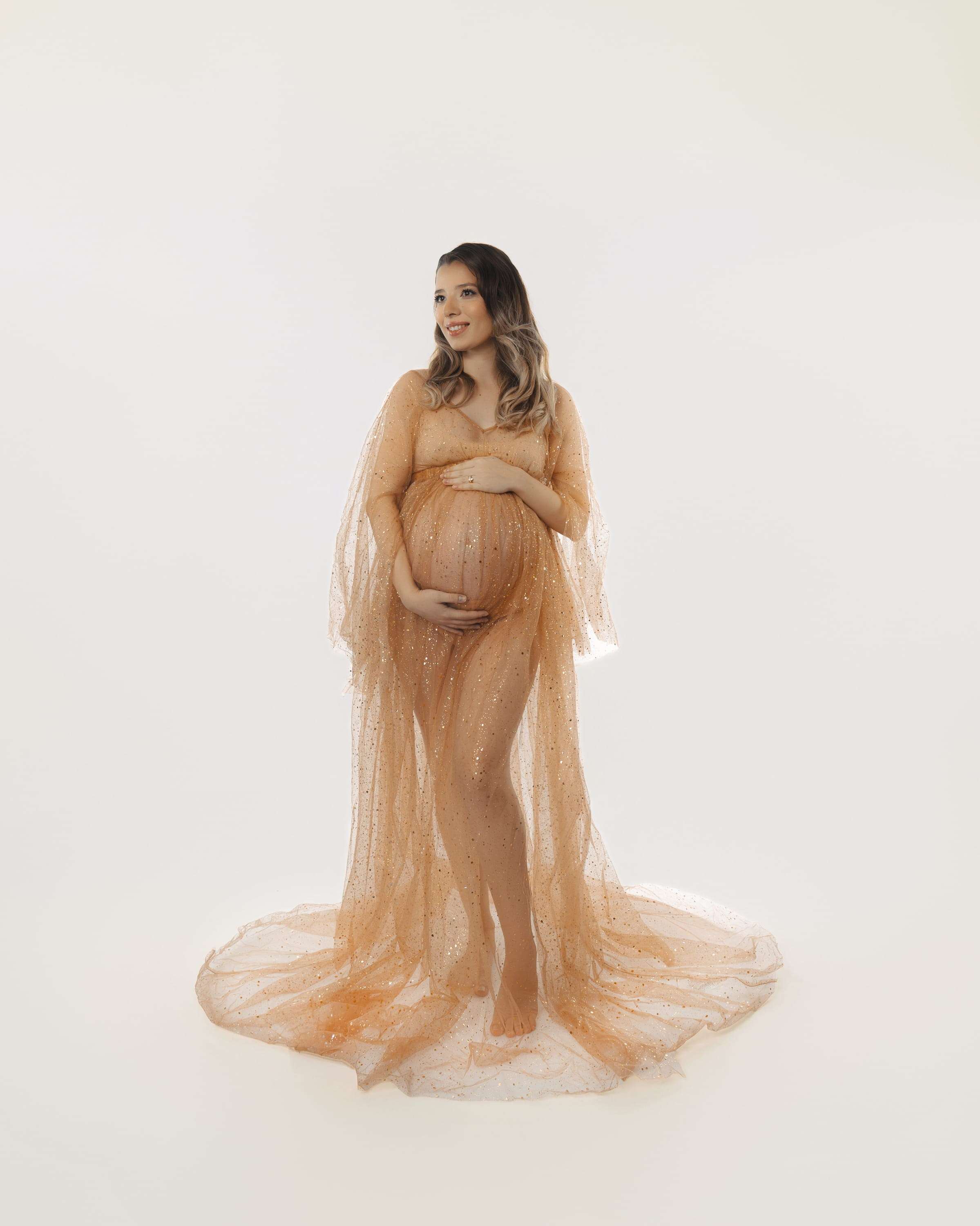 Elegant Studio Maternity Photography in Rotterdam