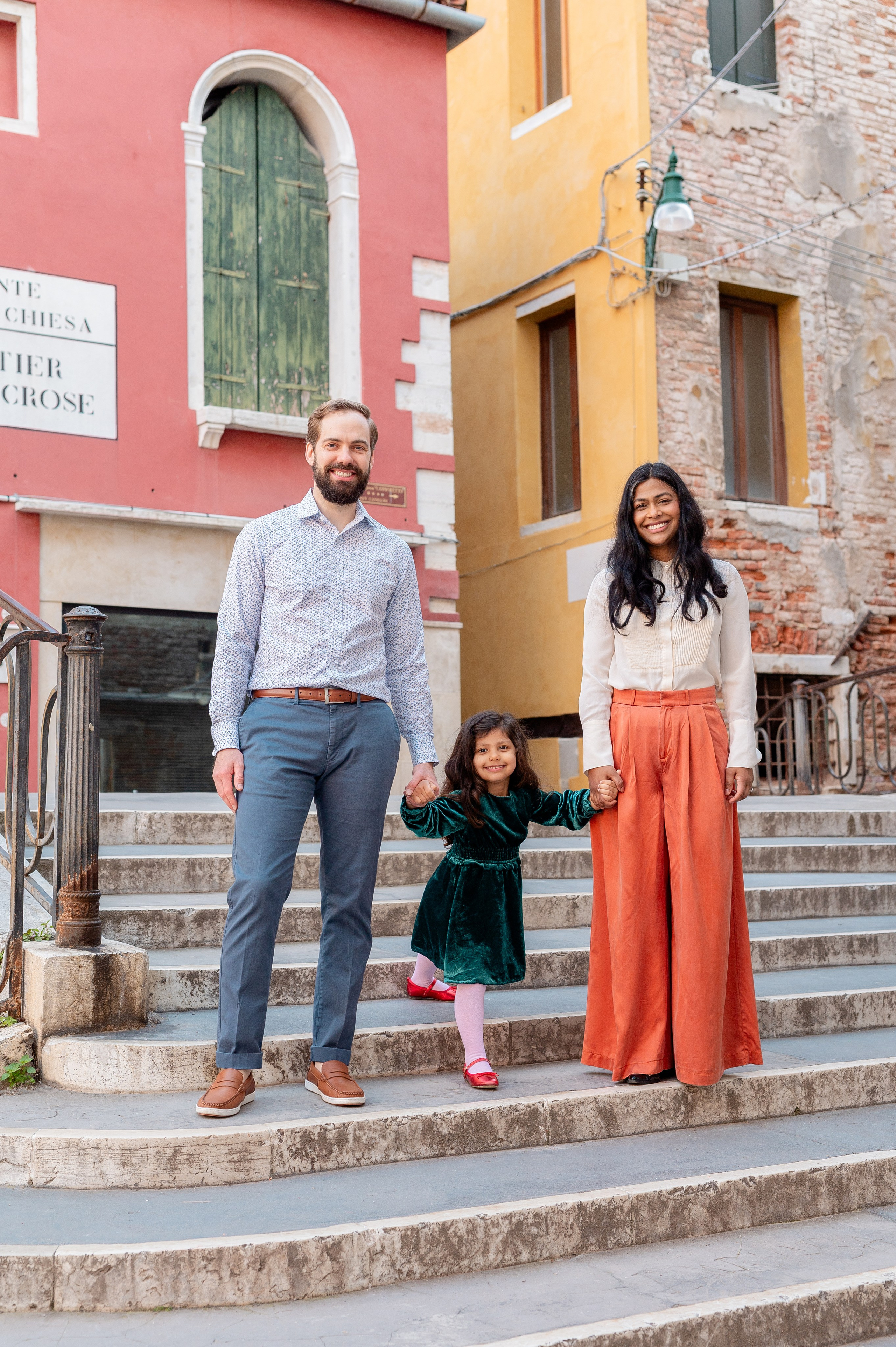 Family photoshoot in Venice. Фотограф в Венеции Anna Terzi