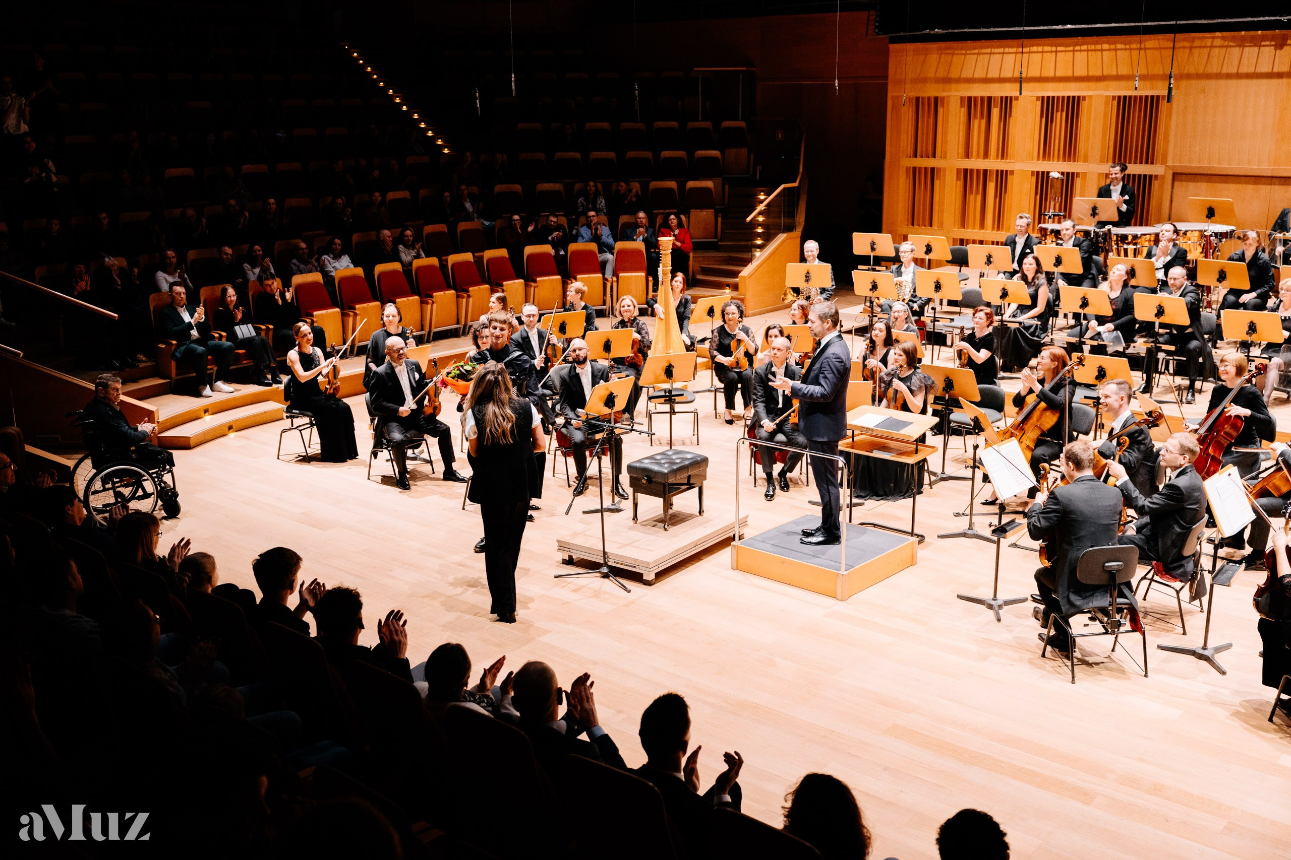 Koncert dyplomantów aMuz w Polskiej Filharmonii Bałtyckiej. Fotograf Ślubny Warszawa - Sesje Biznesowe Rodzinne Eventy