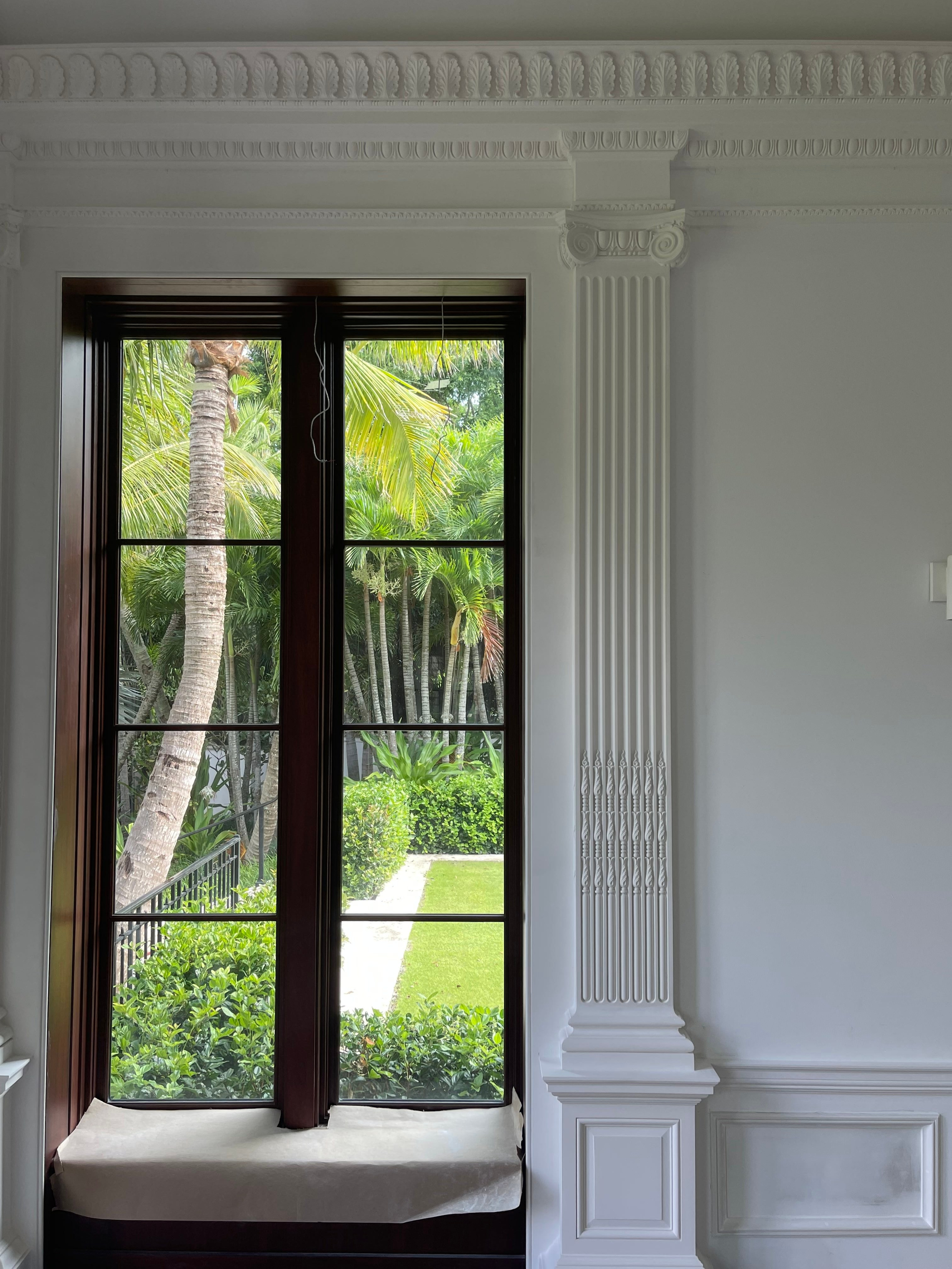 Jupiter Island, Florida. Plaster molding