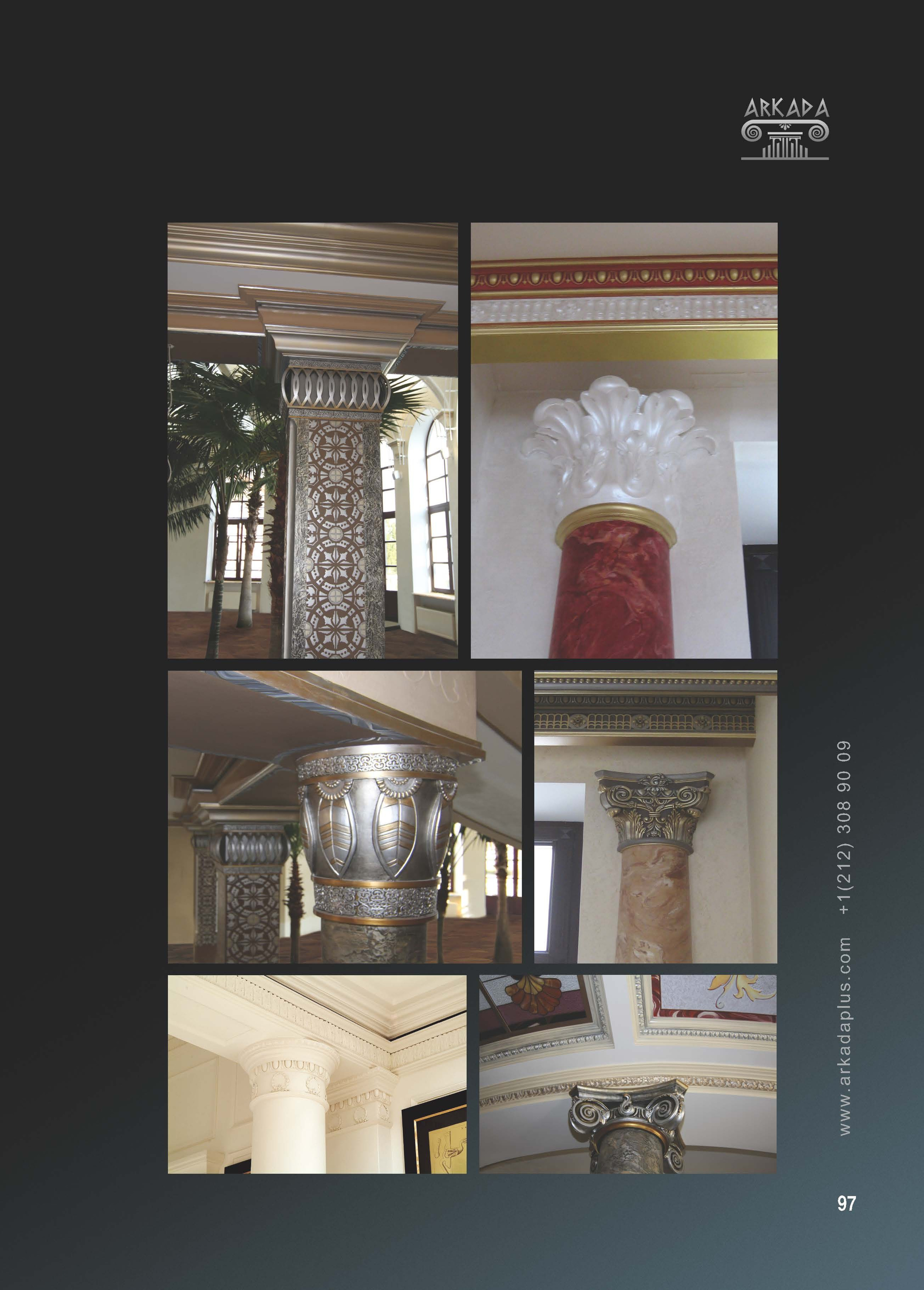 Catalog pages. Plaster molding