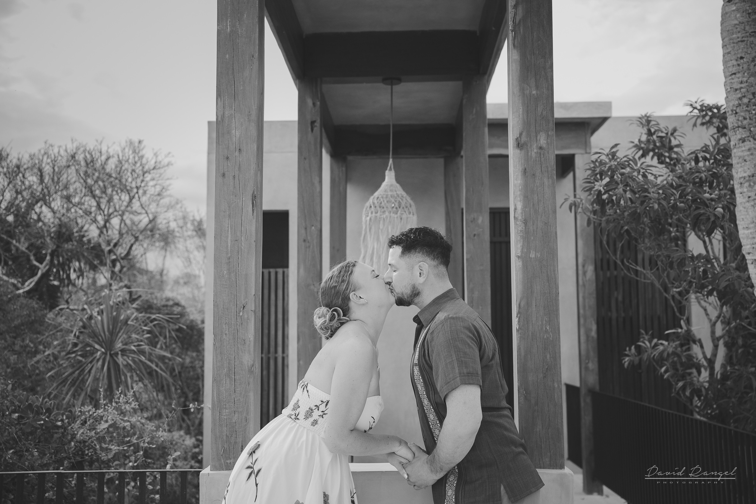 Save the date in Tulum. Destination wedding photographer based in Cancun and Riviera Maya with service worldwide