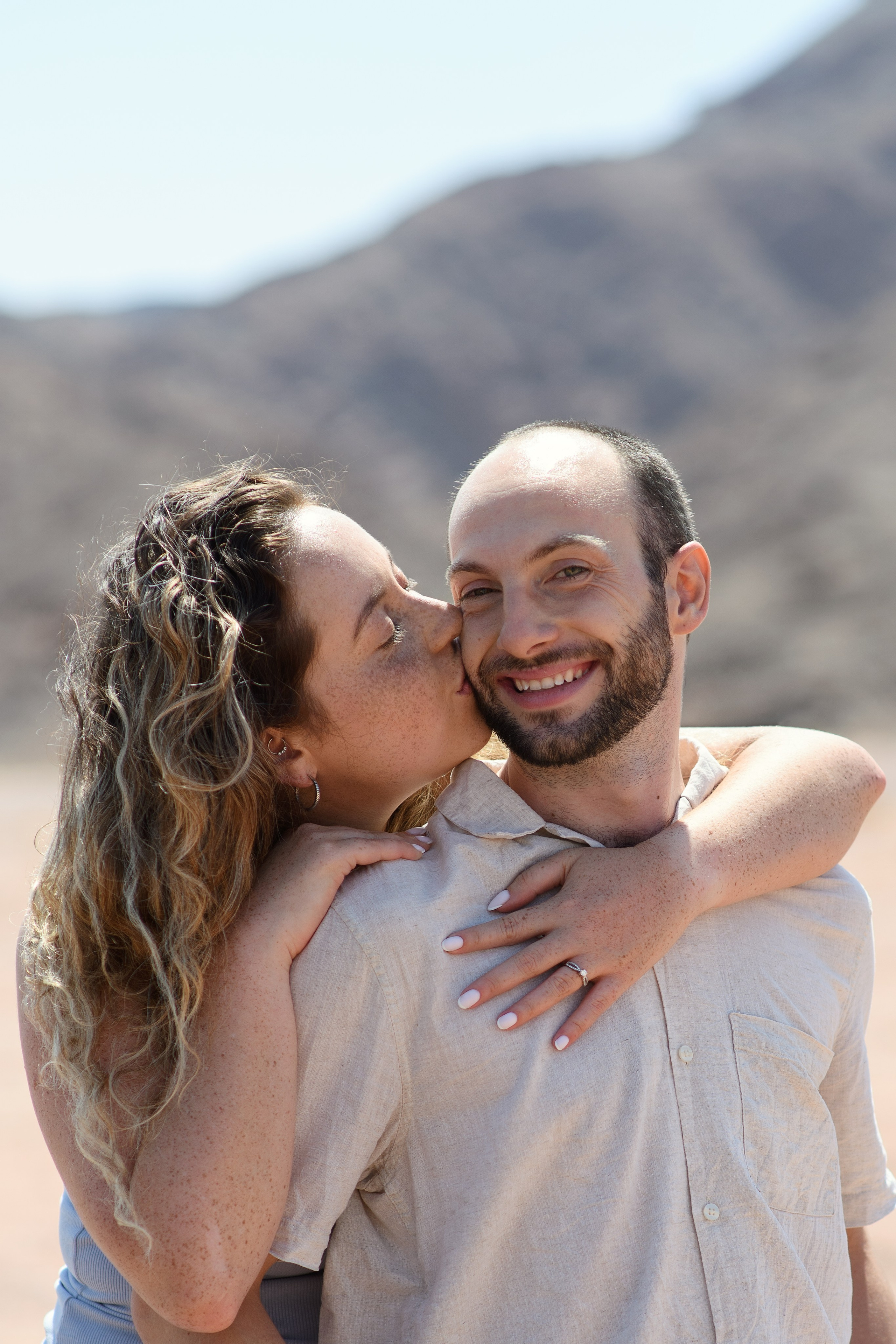 “She Said YES” in a Timna park for Lotan & Zohar. Family children pregnancy love stories photographer in Eilat Israel Olga Amchislavsky