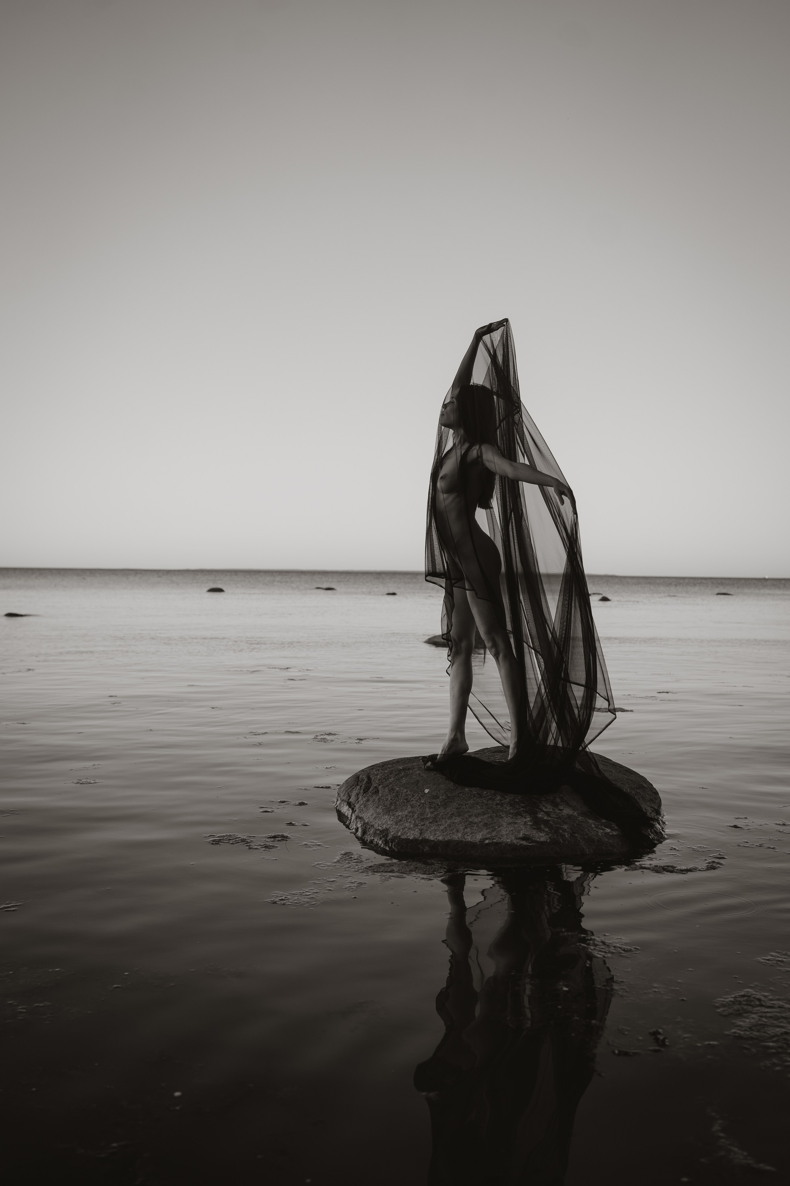 The water and salt that built her. Anna Chekryshova — Authorial Portrait Photographer in Tallinn