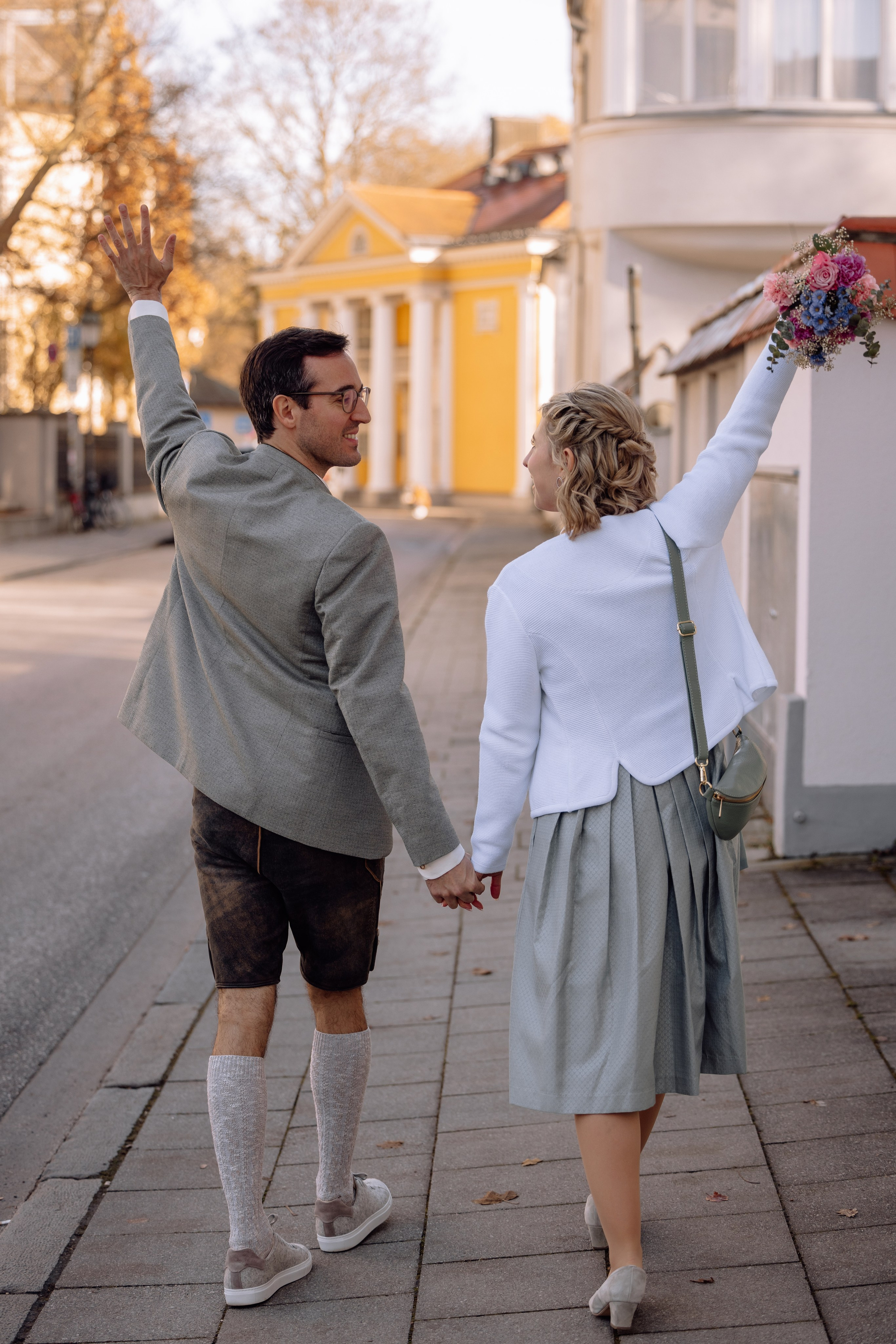 Herbsthochzeit im Standesamt Schwabing. Hochzeitsfotograf München Taufe Familienfotograf Tanja Mauke
