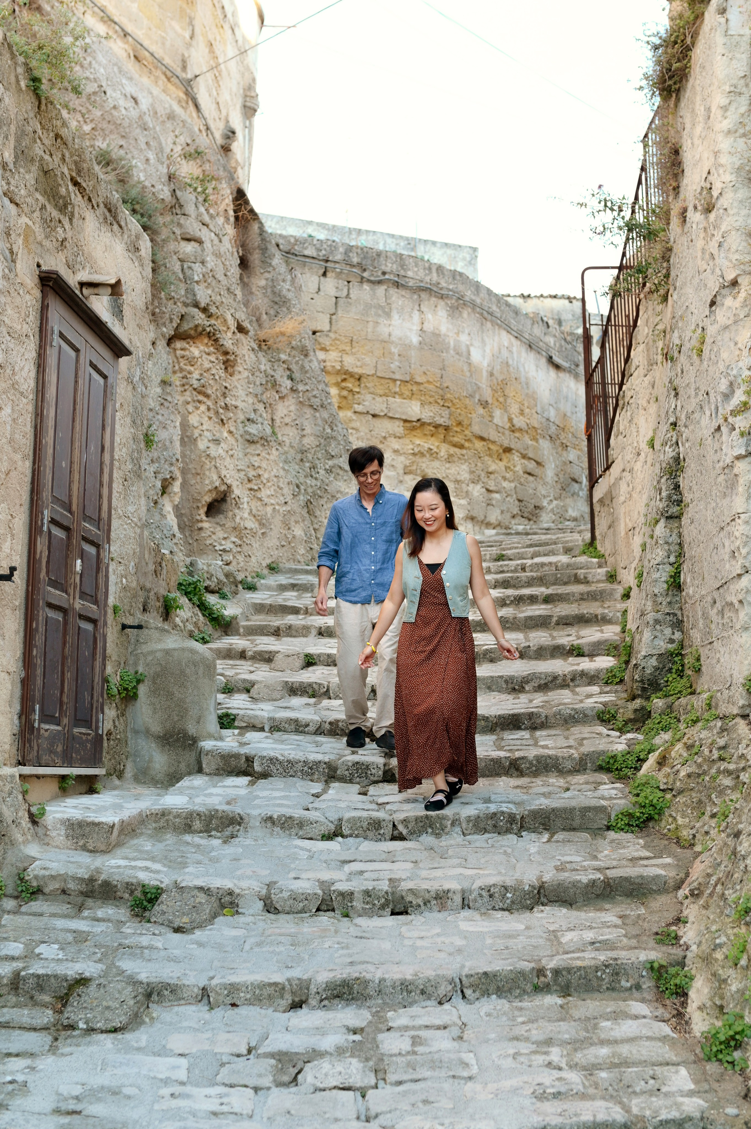 Romantic walk in Matera