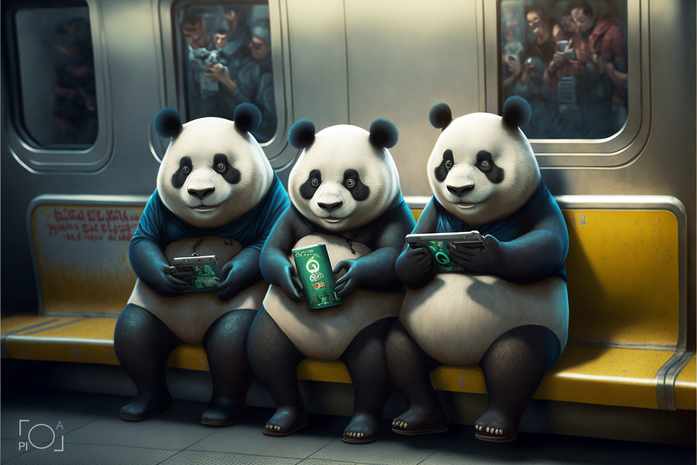 The history of pandas. Photographer in Shanghai — Lola Pidluskaya