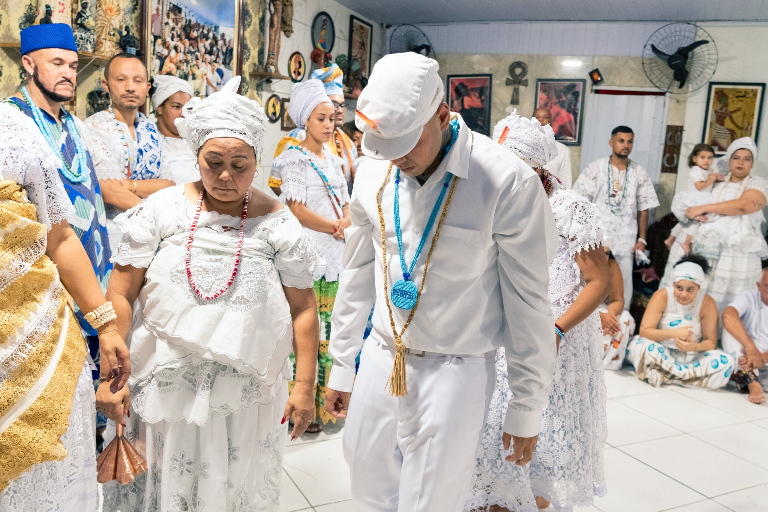 19/04/2025 — Iniciação Oloyê Pablo, Ajoyê Maria Júlia e Iyawo Arthur. Aladá Produções