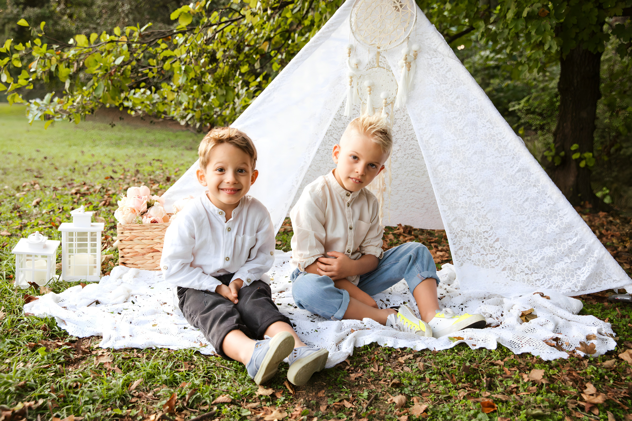 Maggie e la sua bellissima famiglia. Luci e Capricci Photography