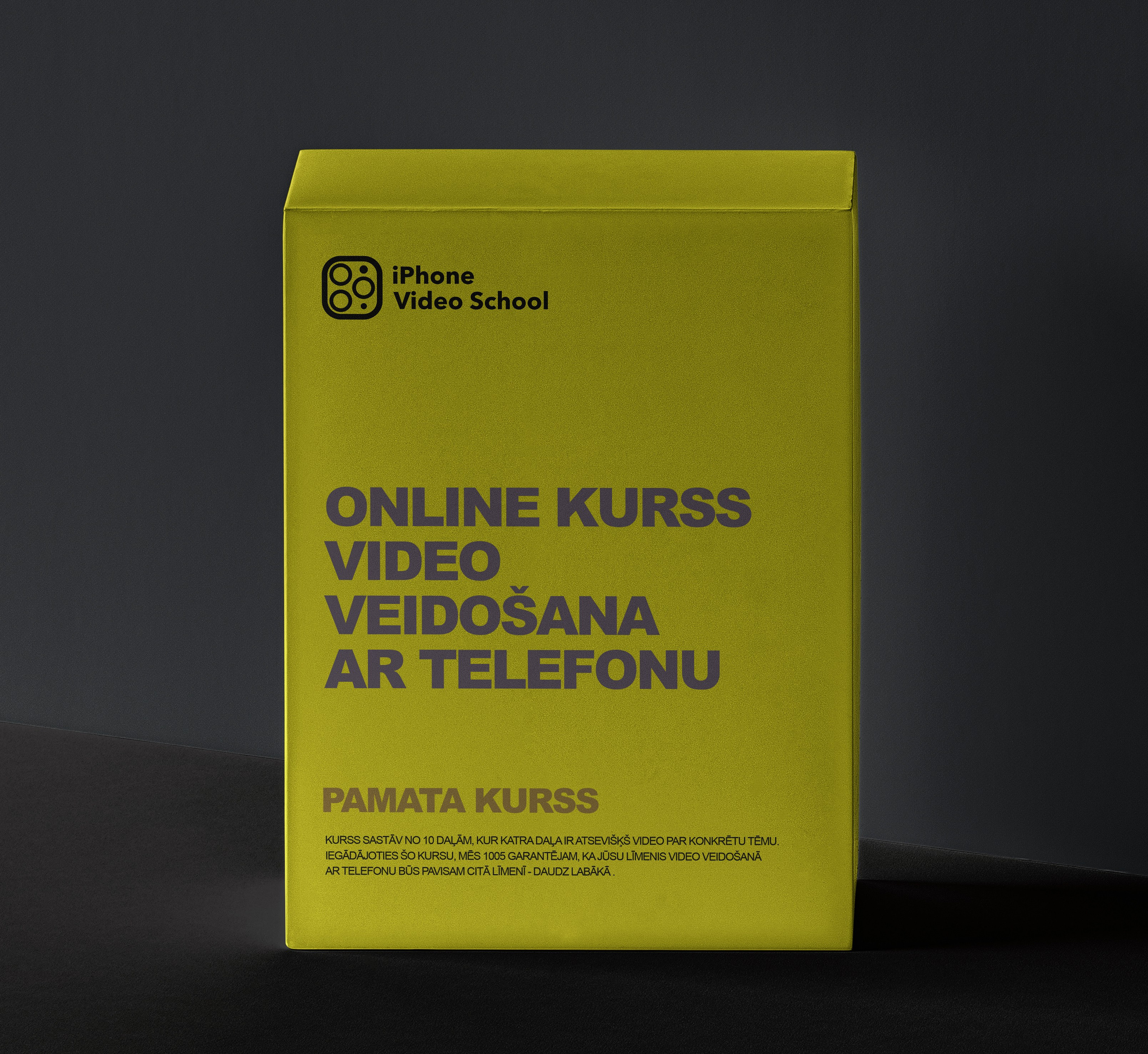 IPhone Video School pamat kurss. Video shooting and creating with phone, iPhone Video School