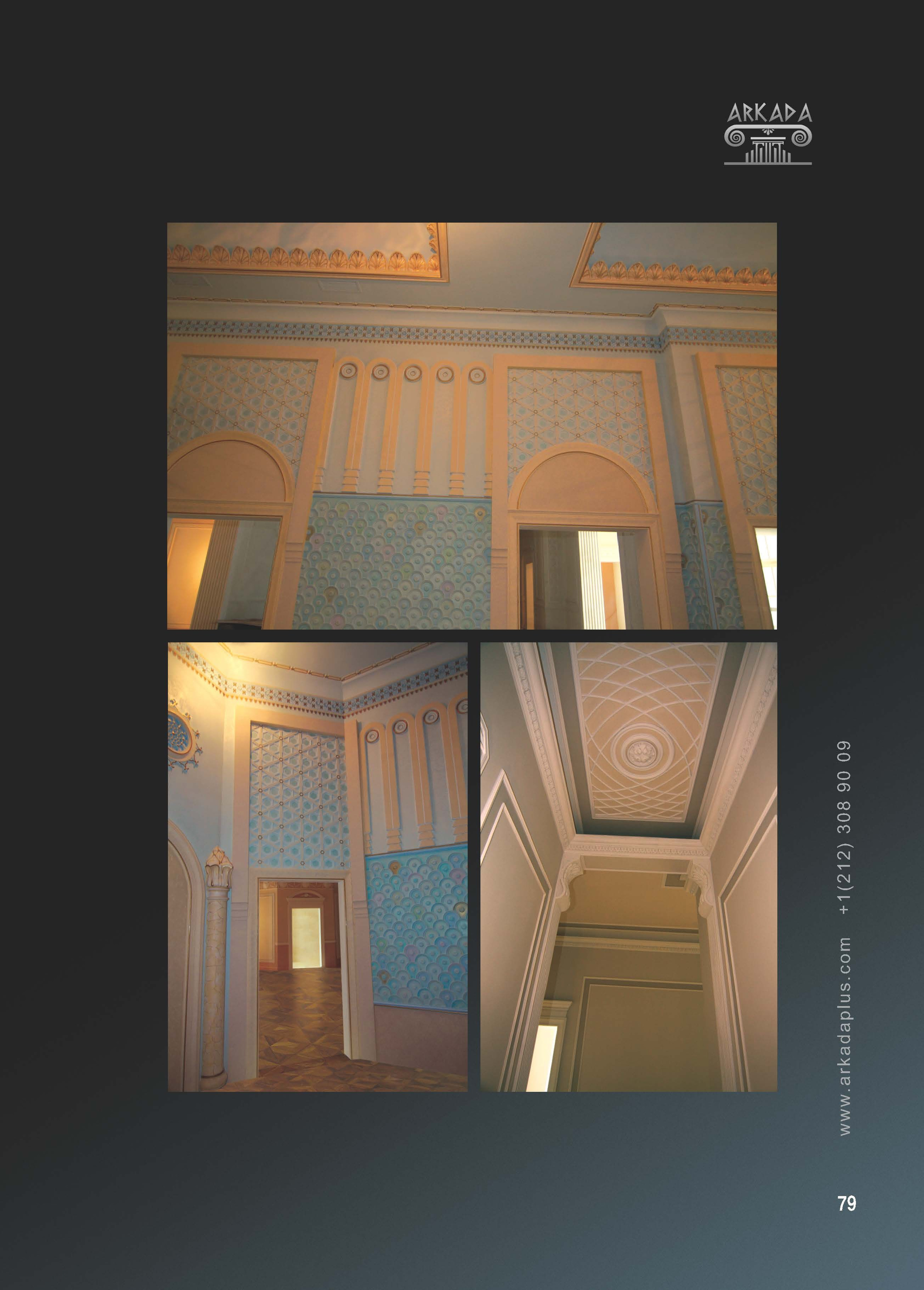 Catalog pages. Plaster molding