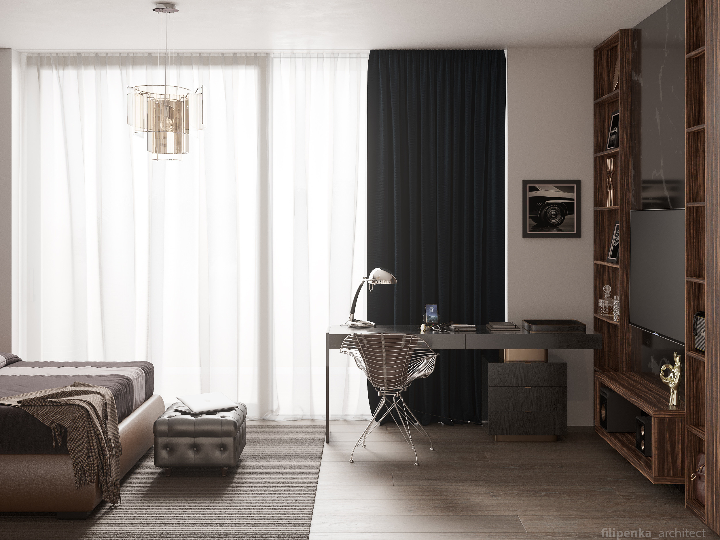 Pokoj 2.NP. Filipenka architects