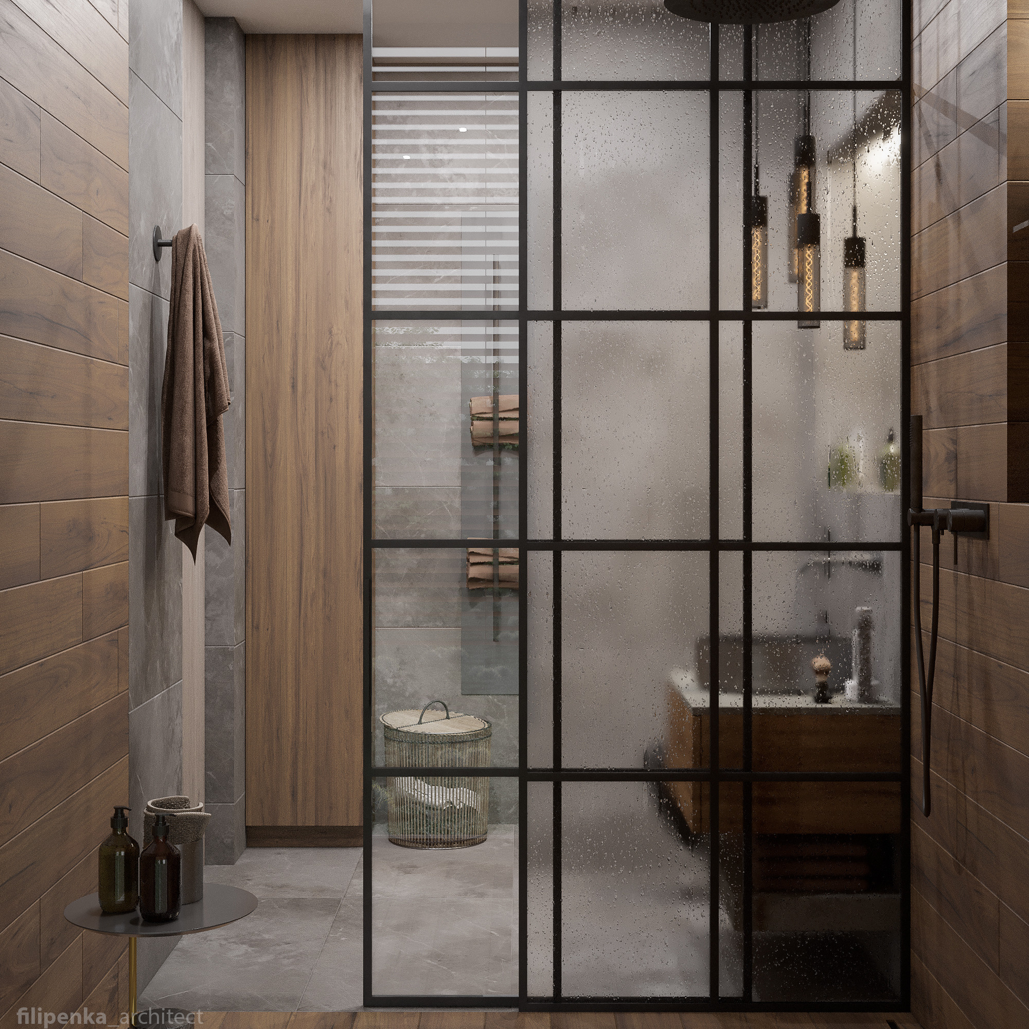 Koupelna 2.NP. Filipenka architects