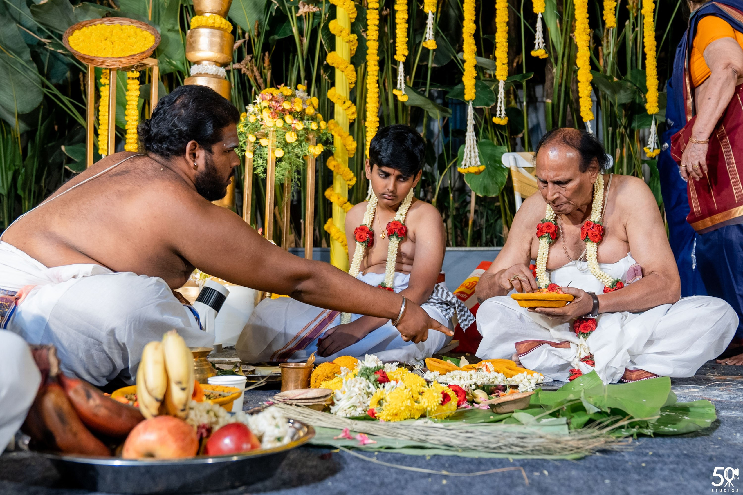 SANJAY AND SAKETH UPANAYANA. 50mm STUDIOS