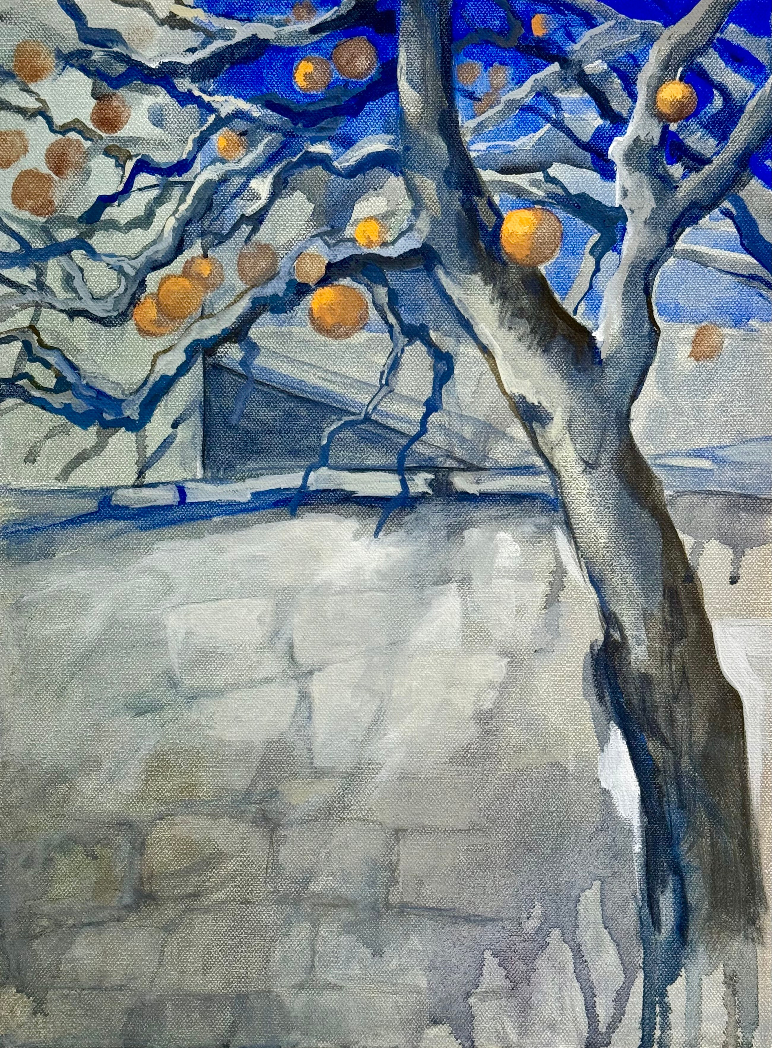 «Winter Persimmon Tree». Художник живописец Савелова Ольга