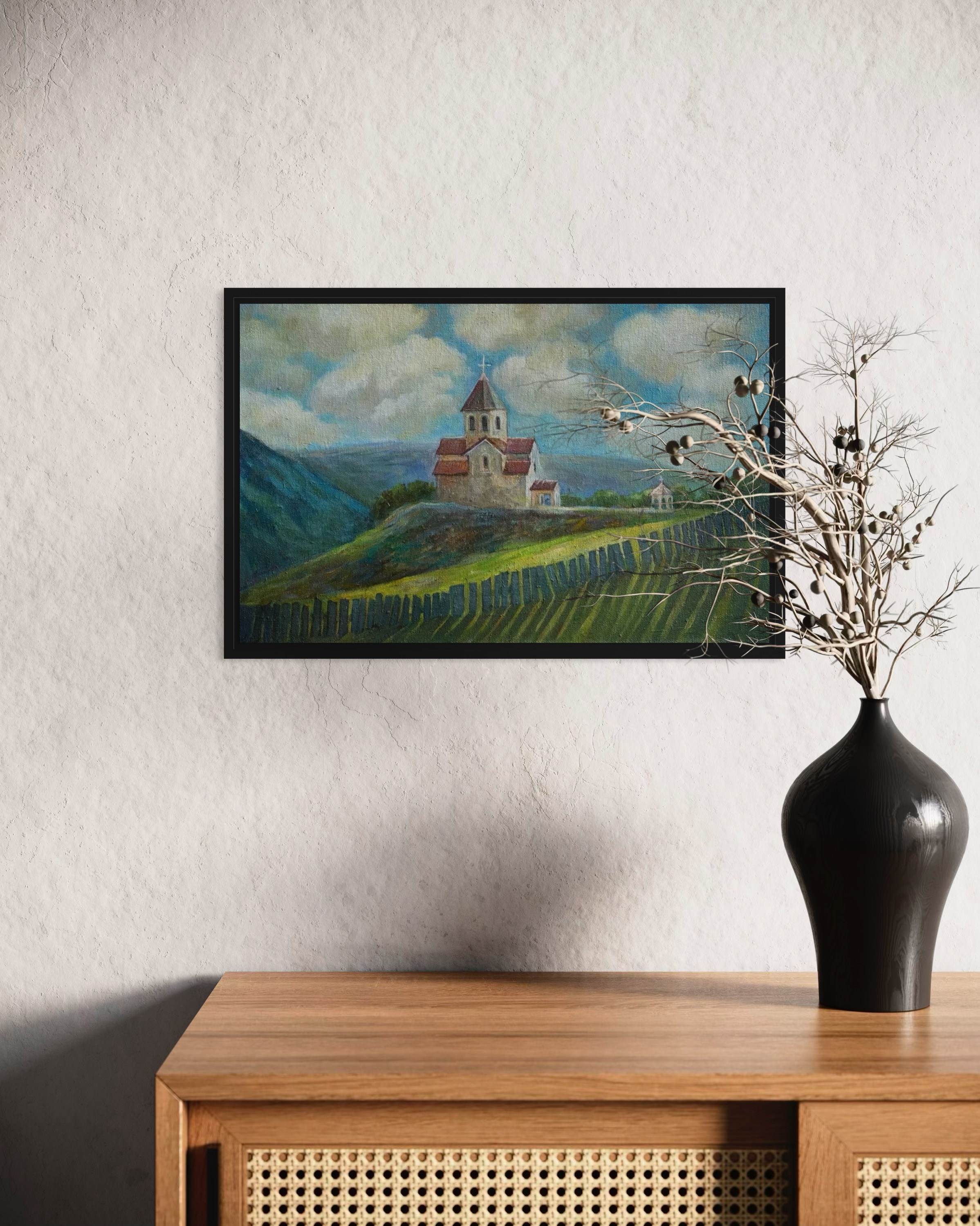 «Mestia St.George Church». Художник живописец Савелова Ольга