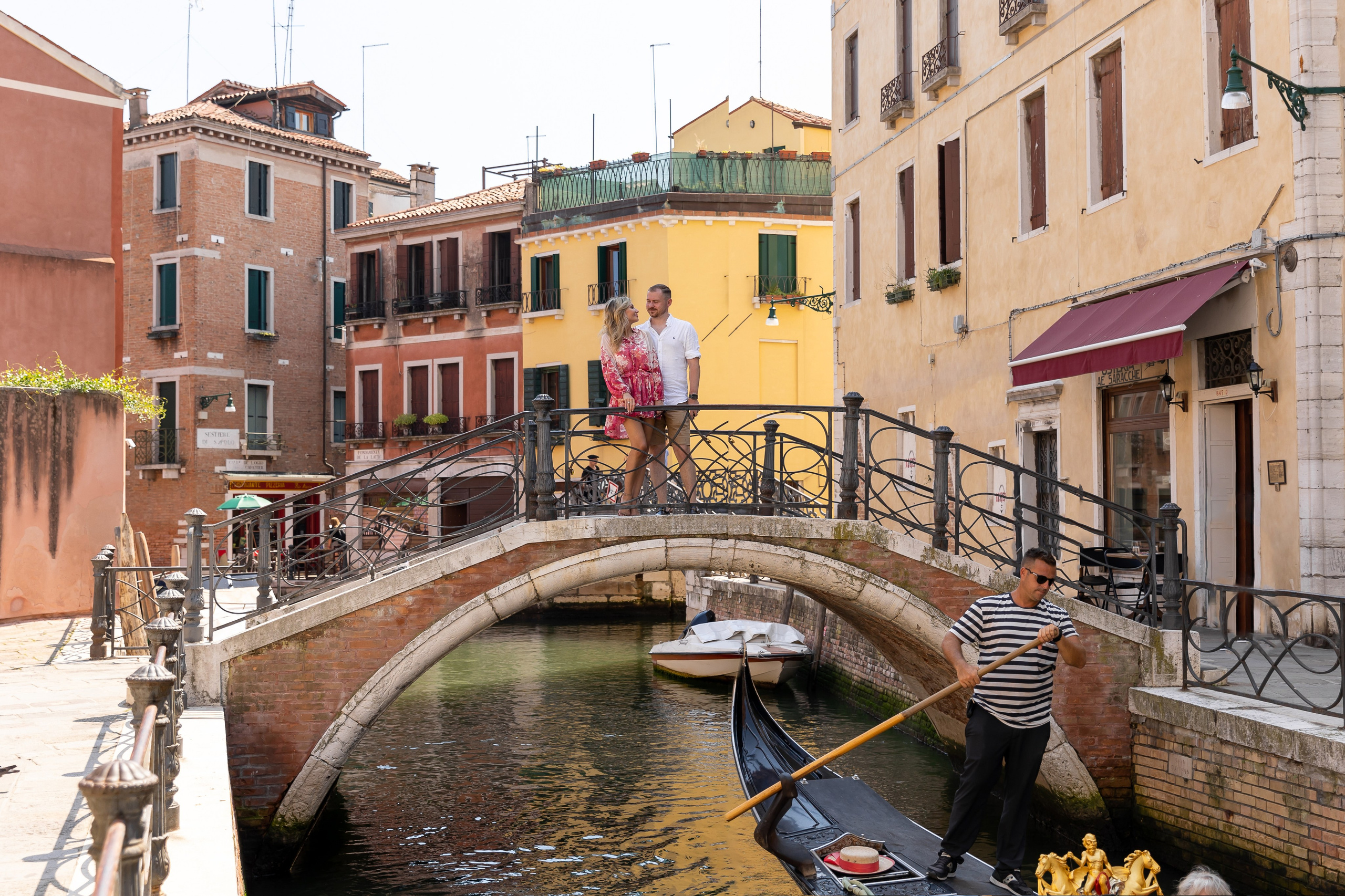 Hot summer day in Venice with Sergey and Maria