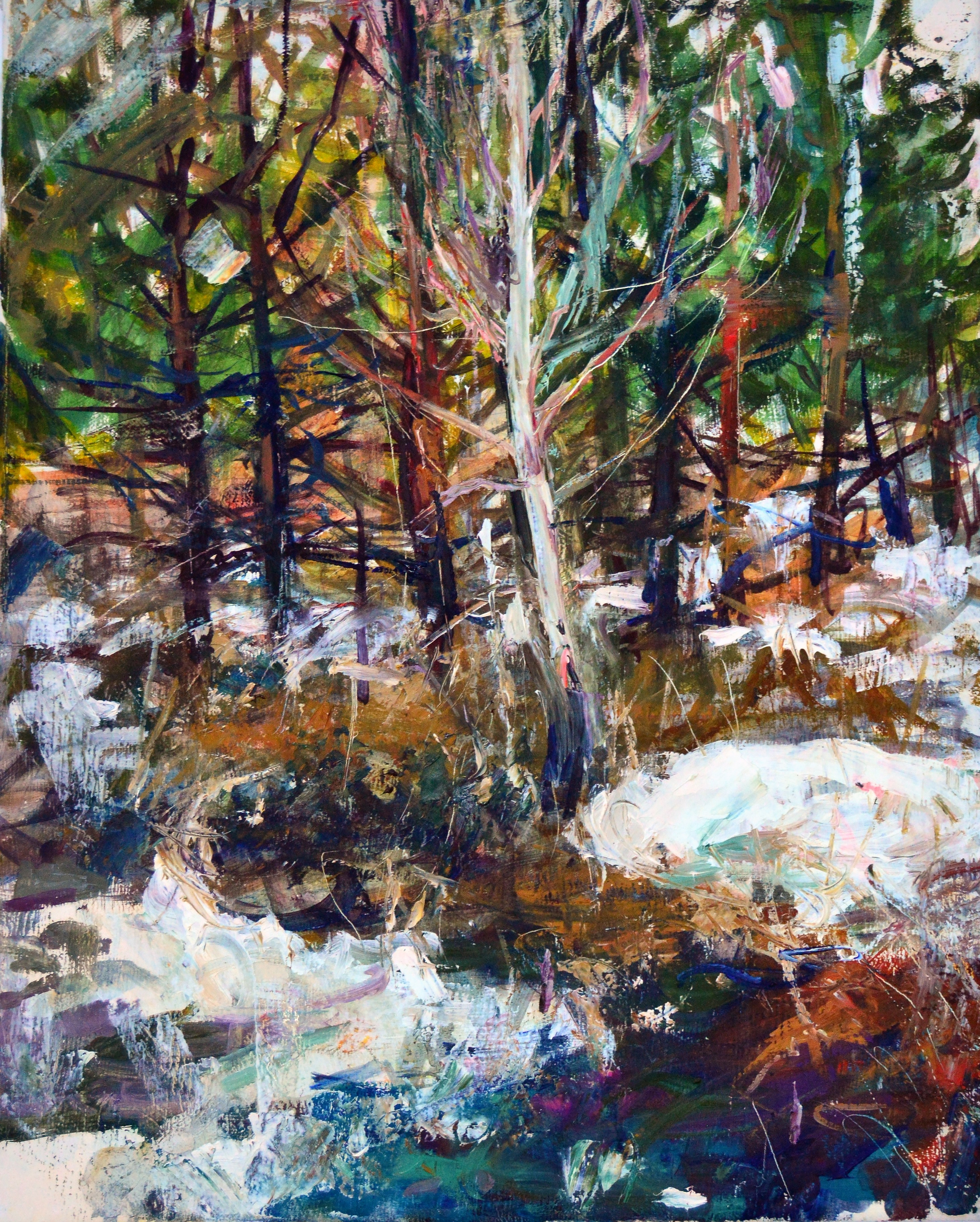 «Forest thicket». Художник живописец Савелова Ольга