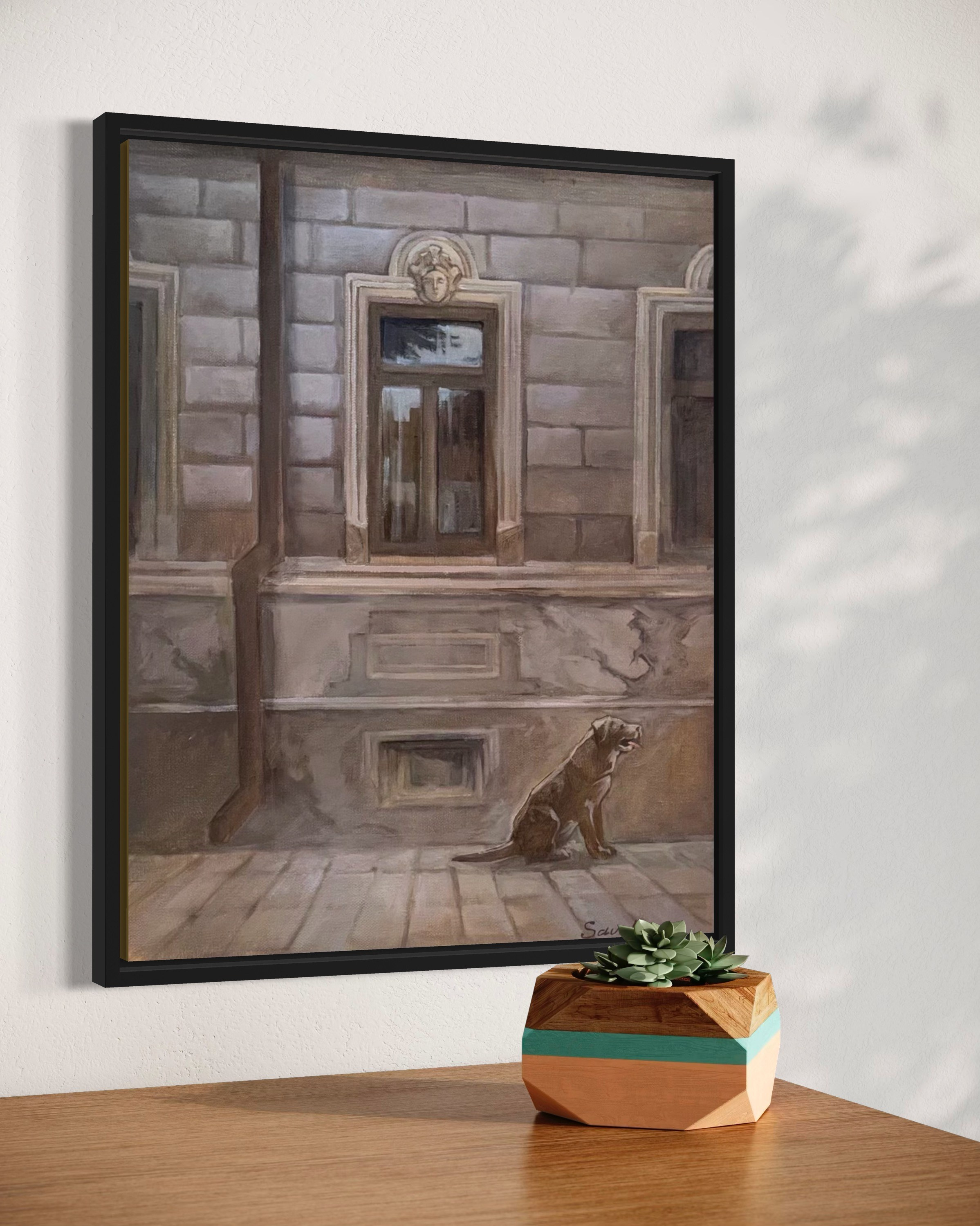 «Lost Soul on Four Paws». Художник живописец Савелова Ольга