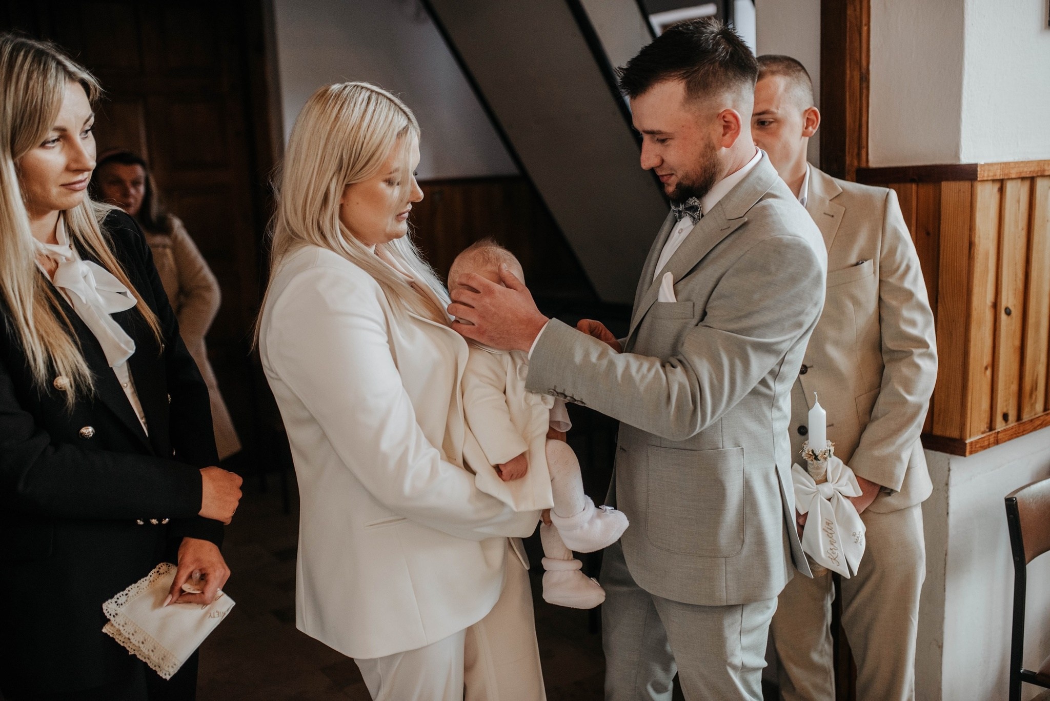 Chrzest Święty Kornelii. Dominika Strachacka Fotografia | Fotograf ślubny i rodzinny Opole Lubelskie Lublin