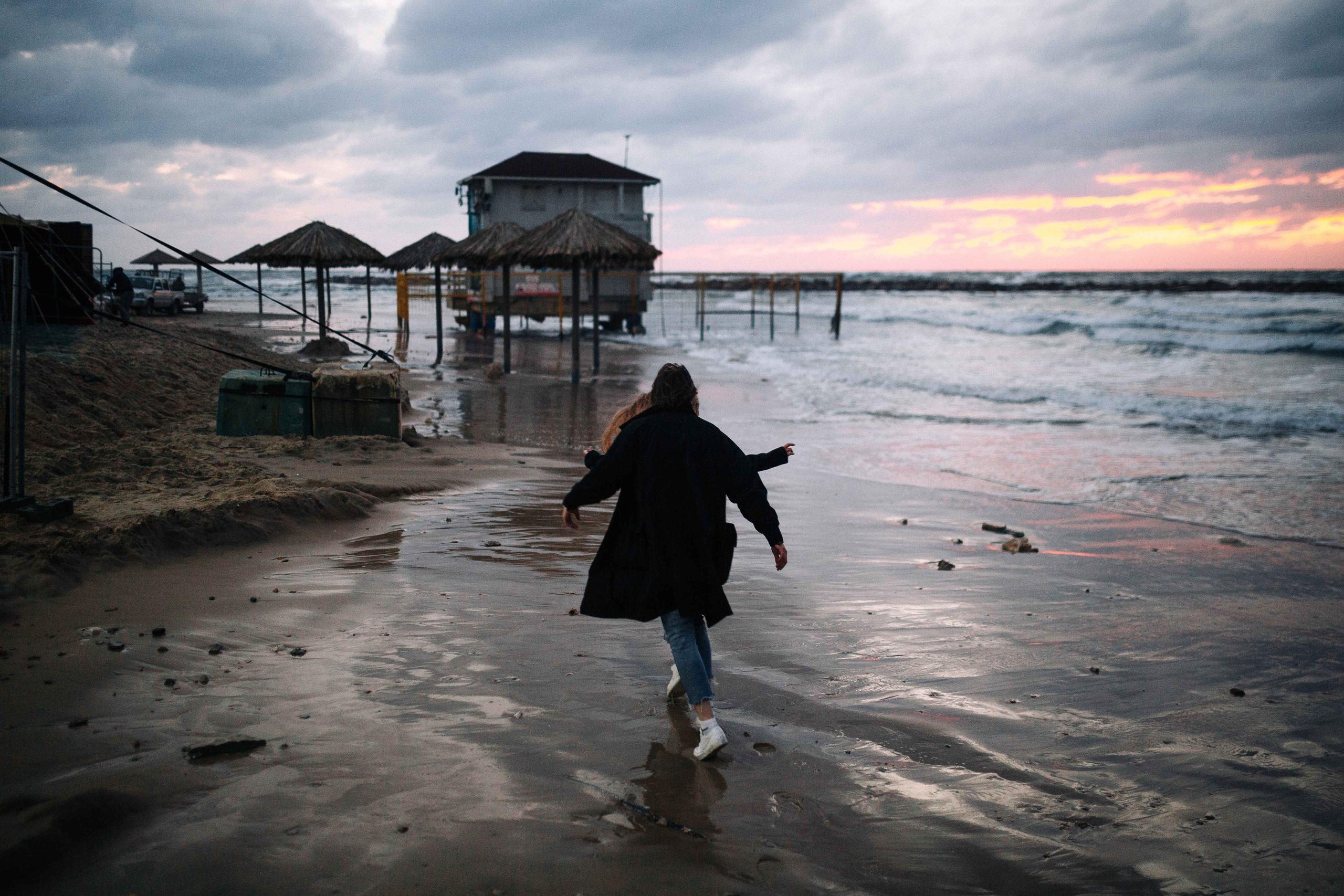 WINTER IN NETANYA. PHOTOGRAPHER IN ISRAEL